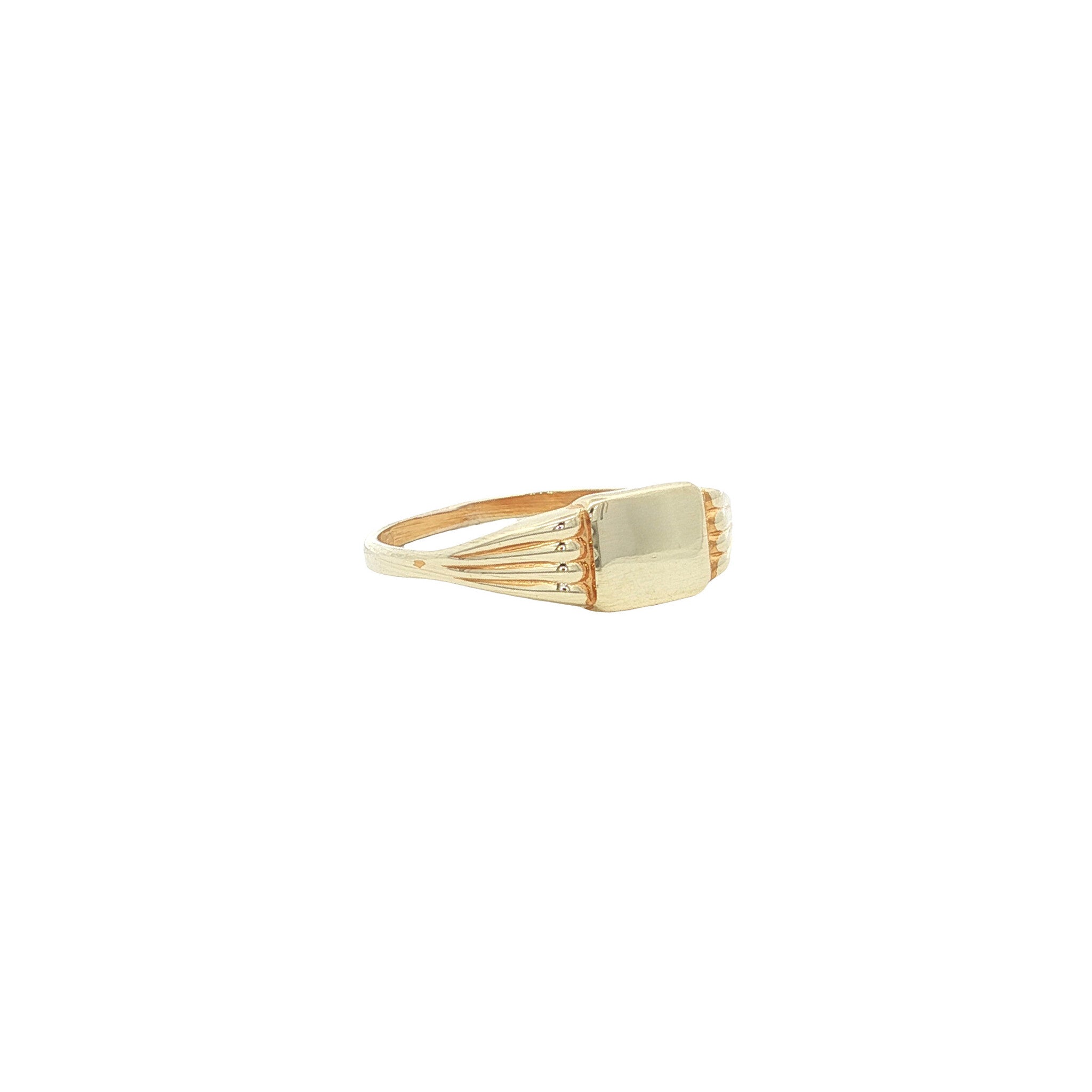 Vintage gold signet ring 14 kt