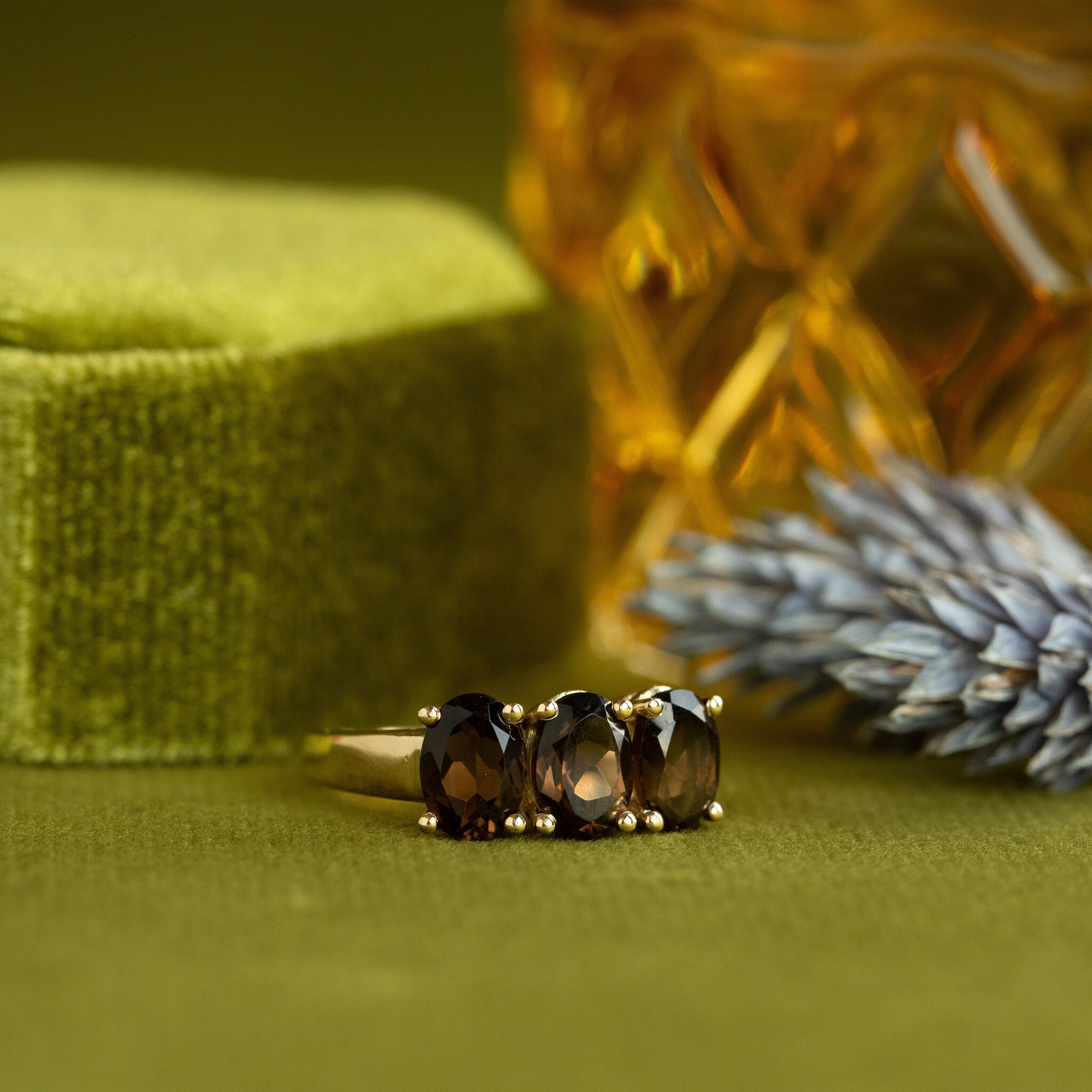 Marlene ring 14 krt - Solid rock