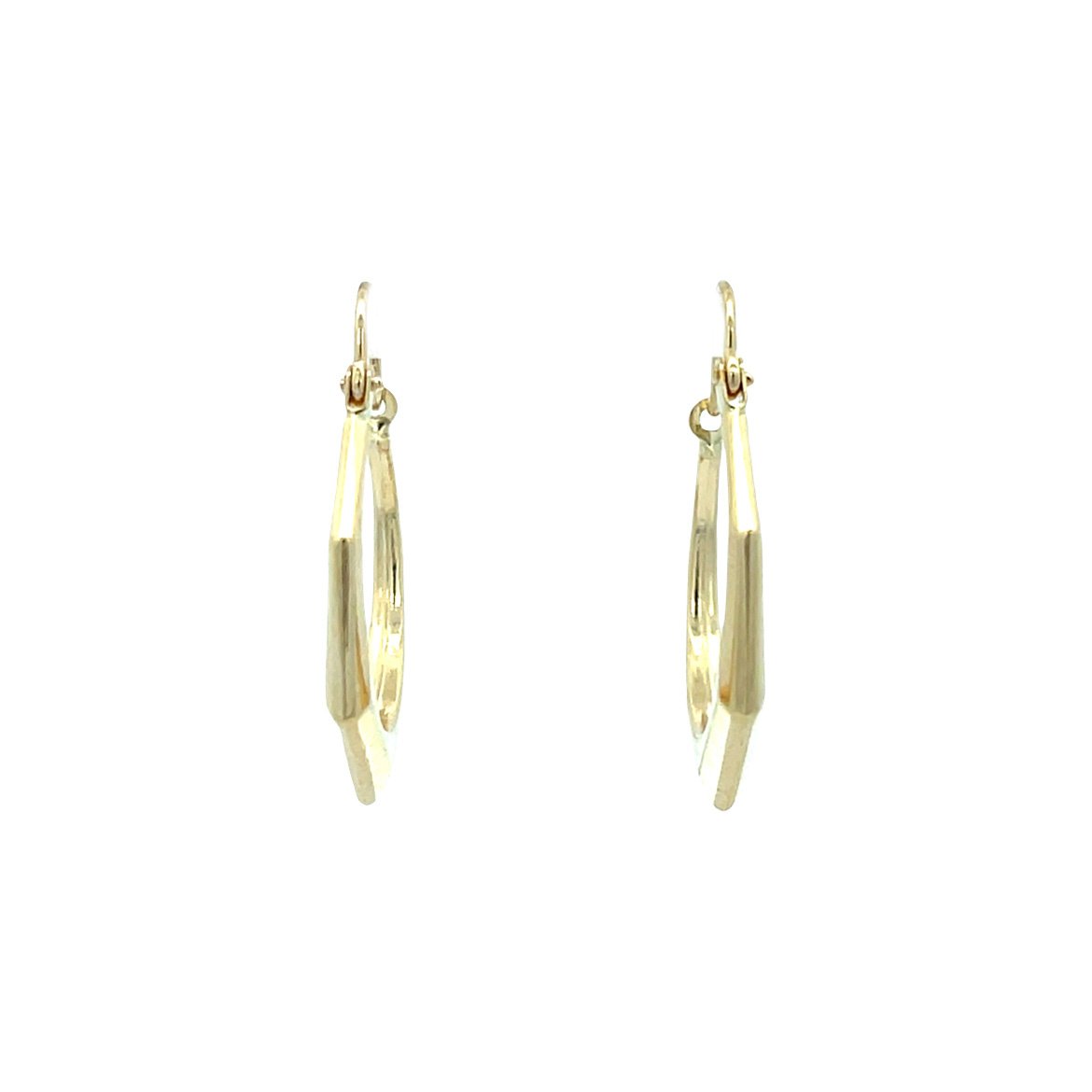 Gold vintage fantasy earrings 14 kt