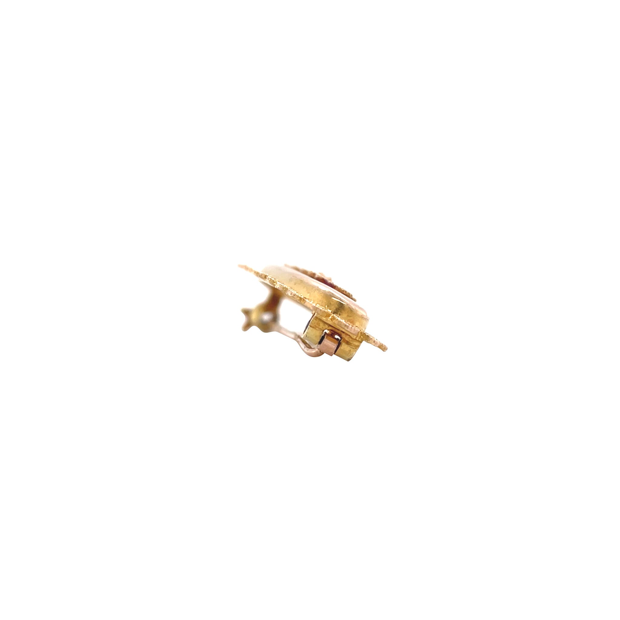 Roségouden vintage filigraan broche 14 krt