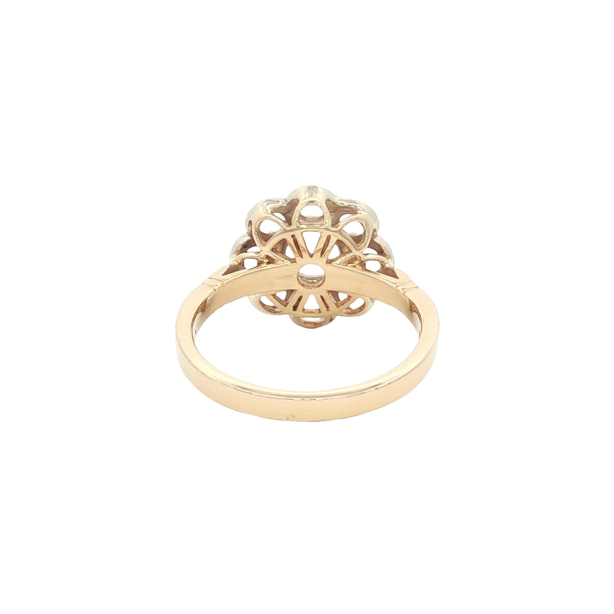 14 kt gold mounting ring