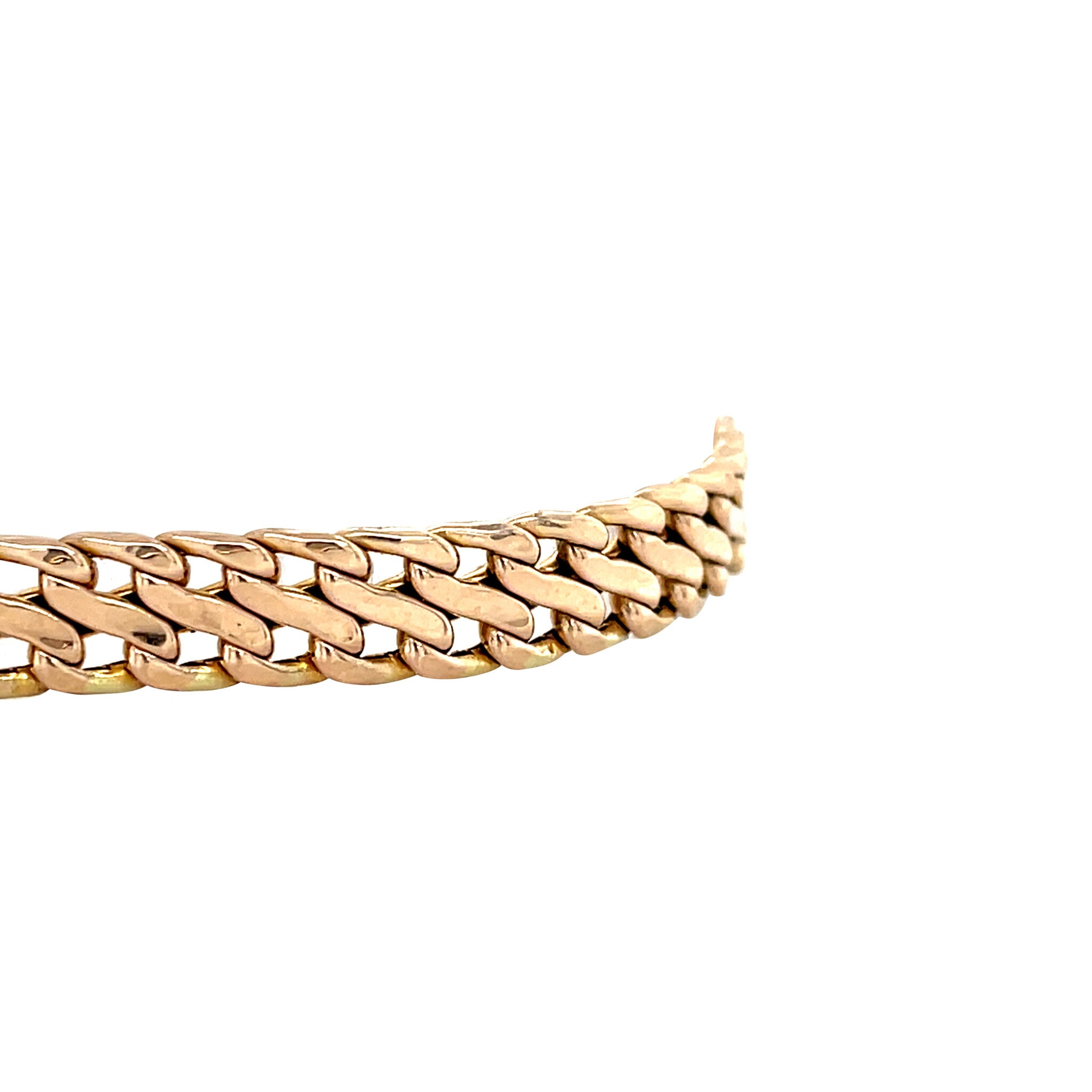 Vintage gold fantasy bracelet 14 kt