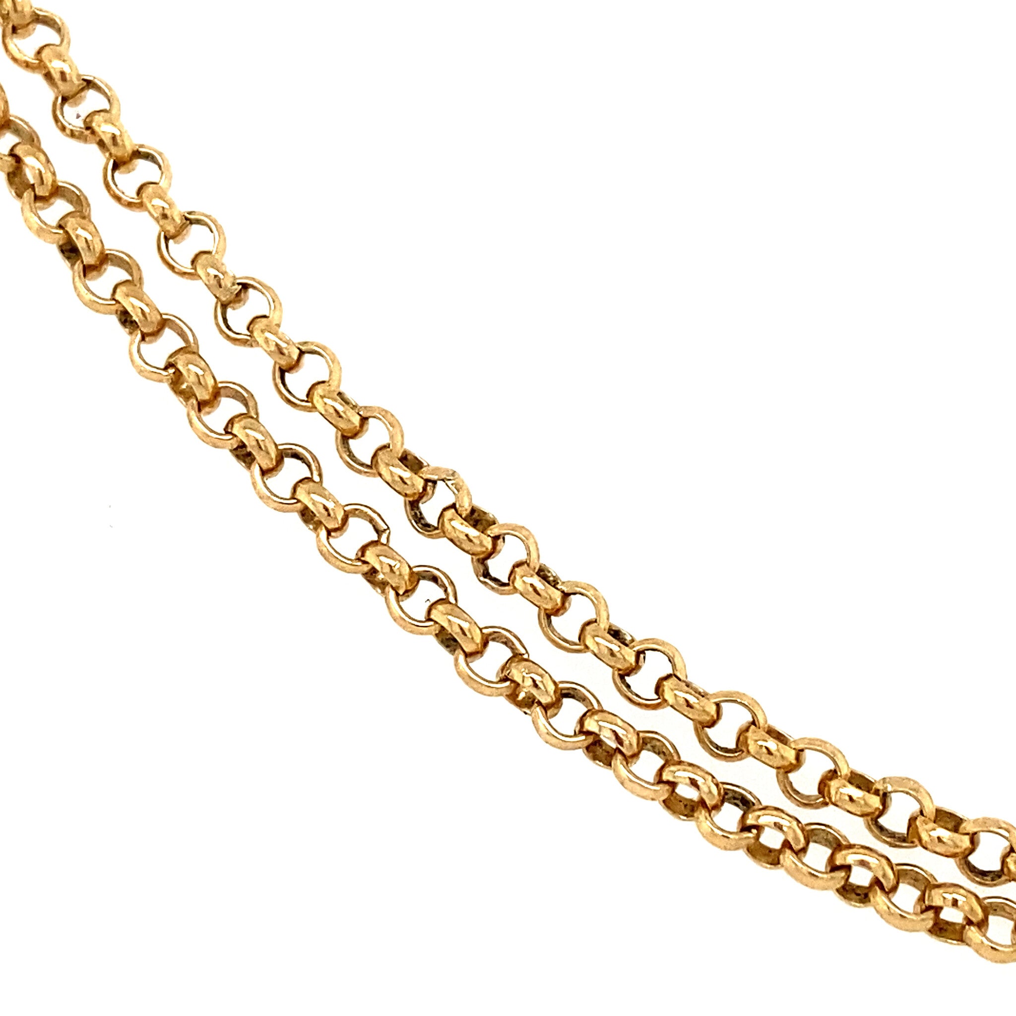 Gouden jasseron collier 14 krt
