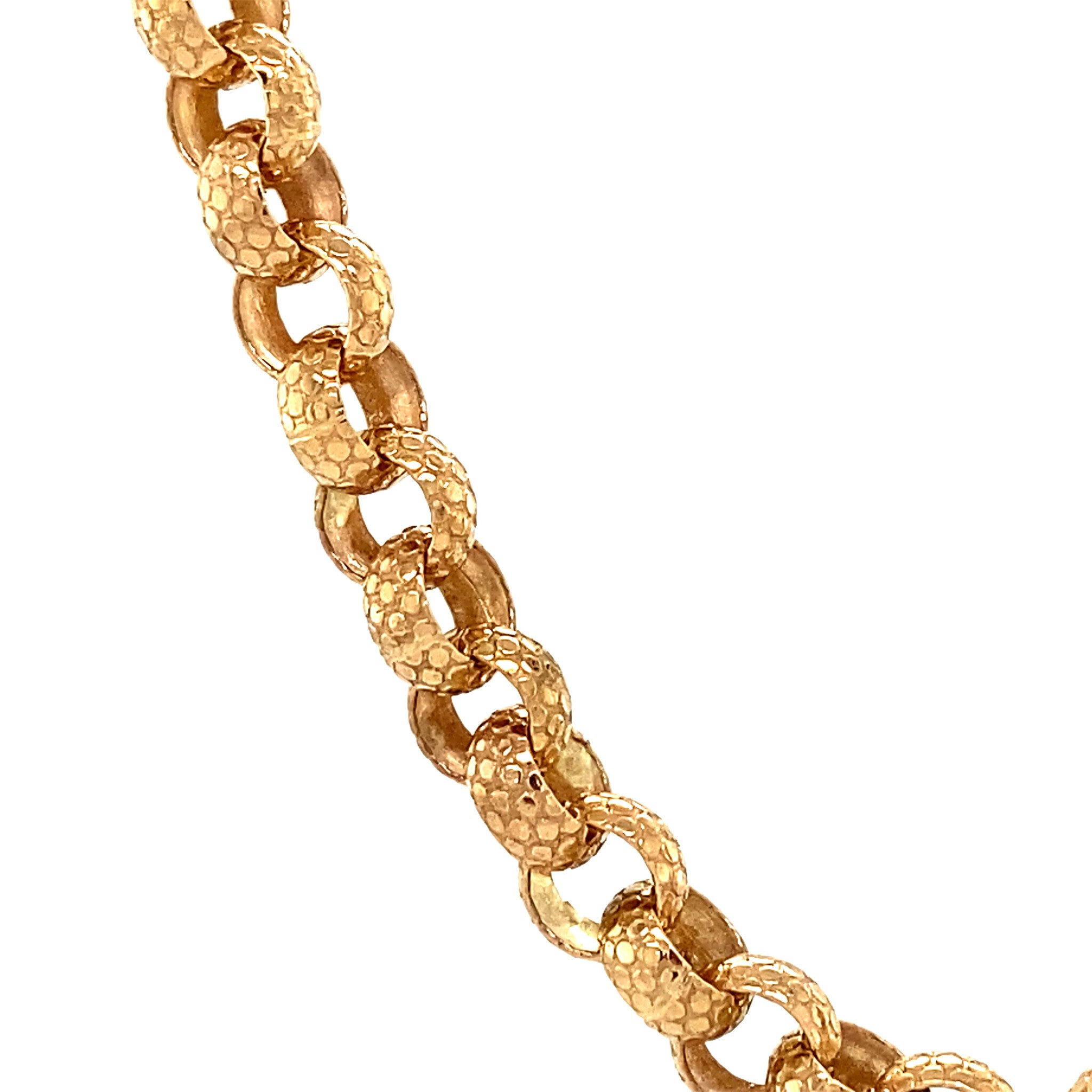 Gouden jasseron collier 18 krt