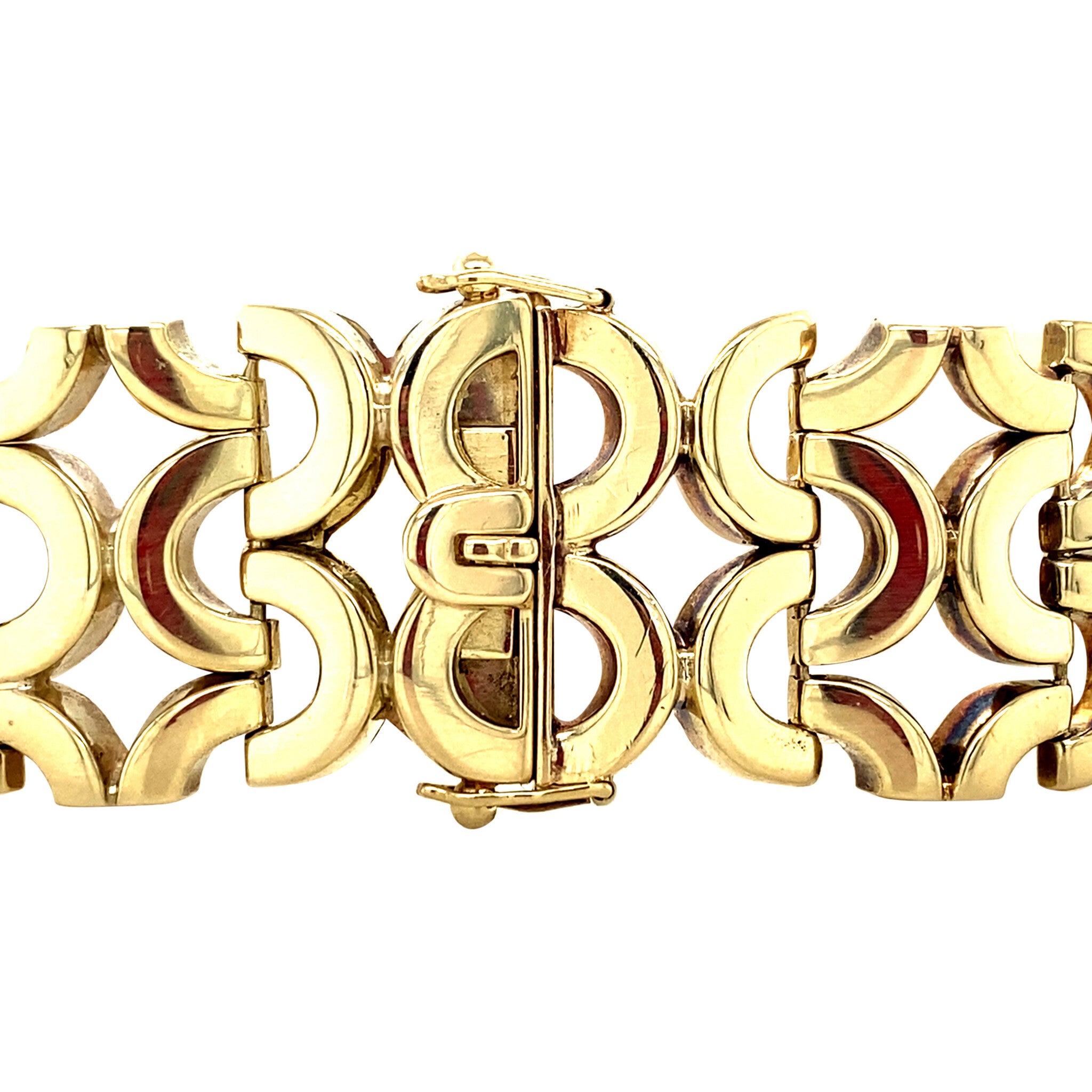 Vintage golden vintage fantasy bracelet 14 kt