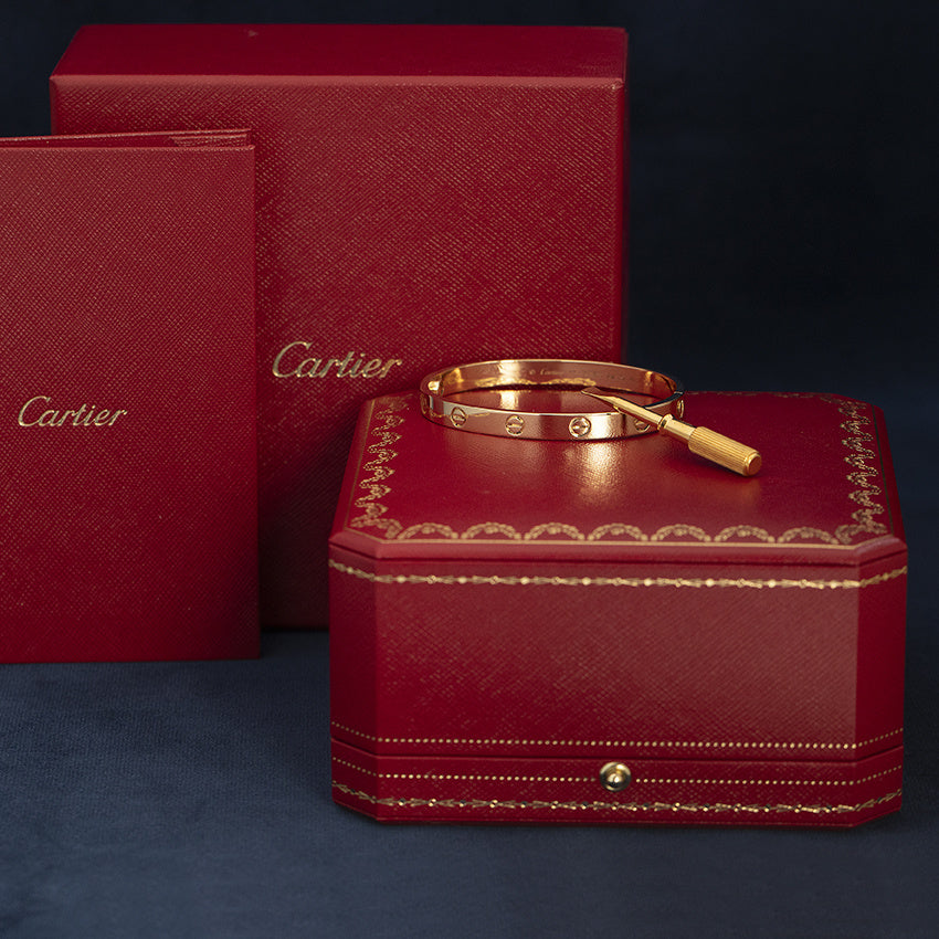 Gouden vintage Cartier LOVE armband 18 kt