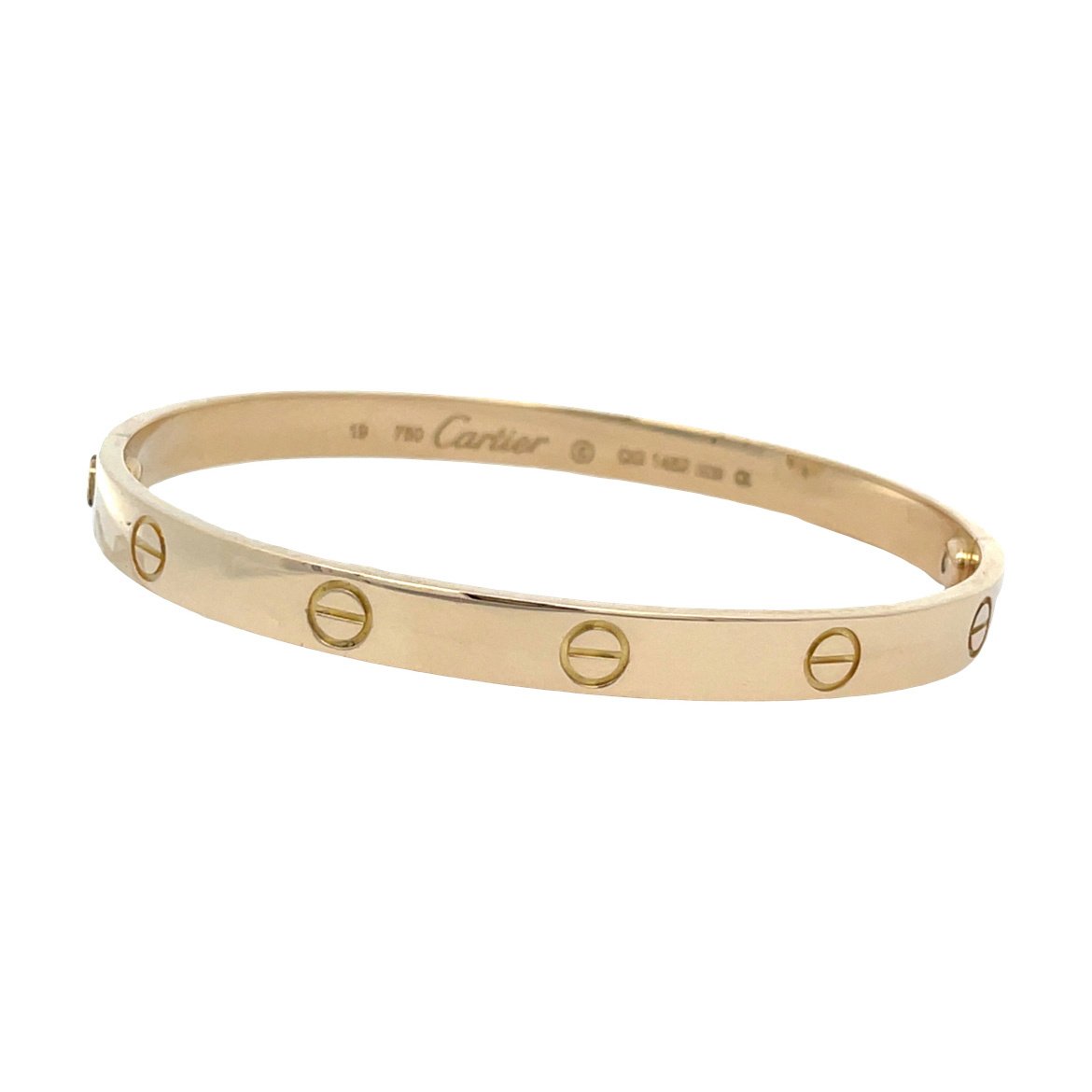 Gouden vintage Cartier LOVE armband 18 kt