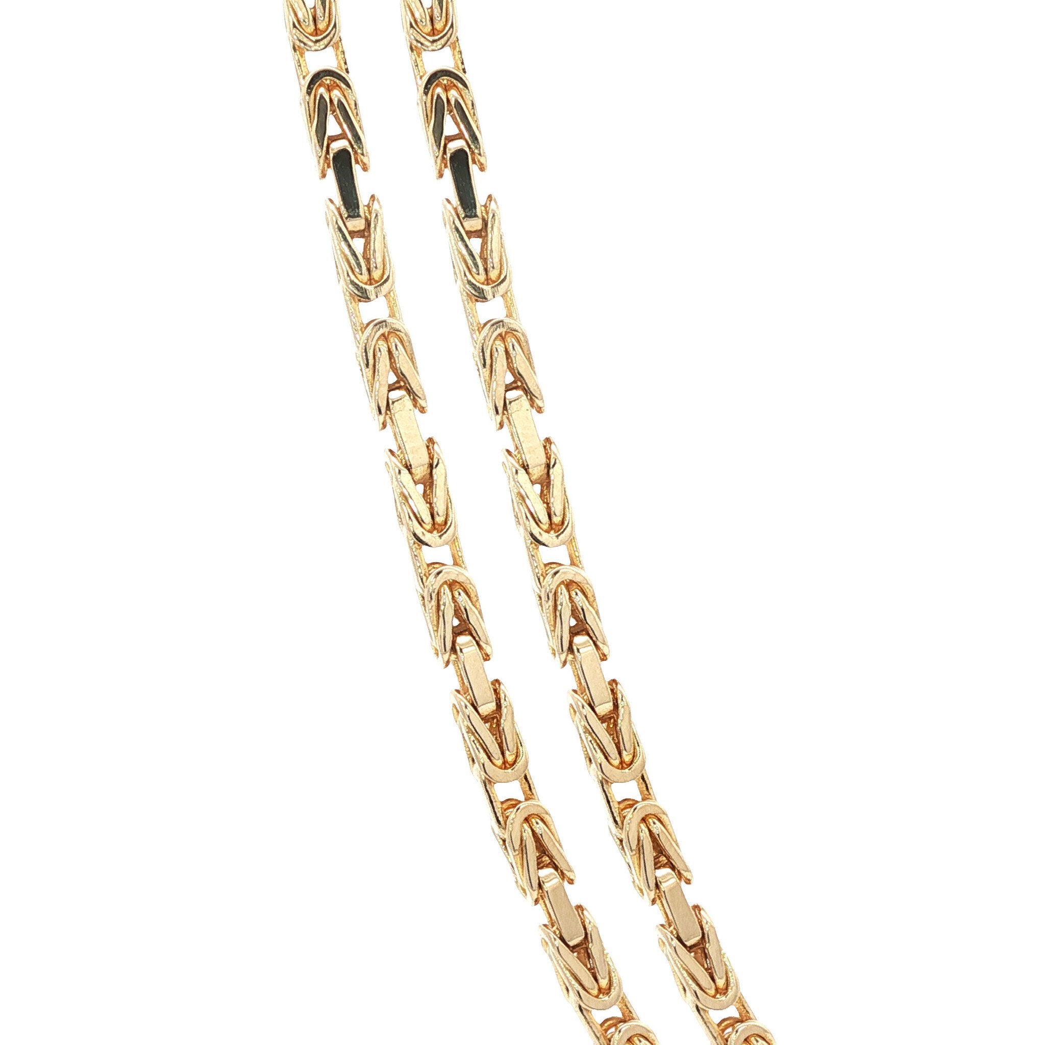 Gouden vintage koningscollier 14 kt