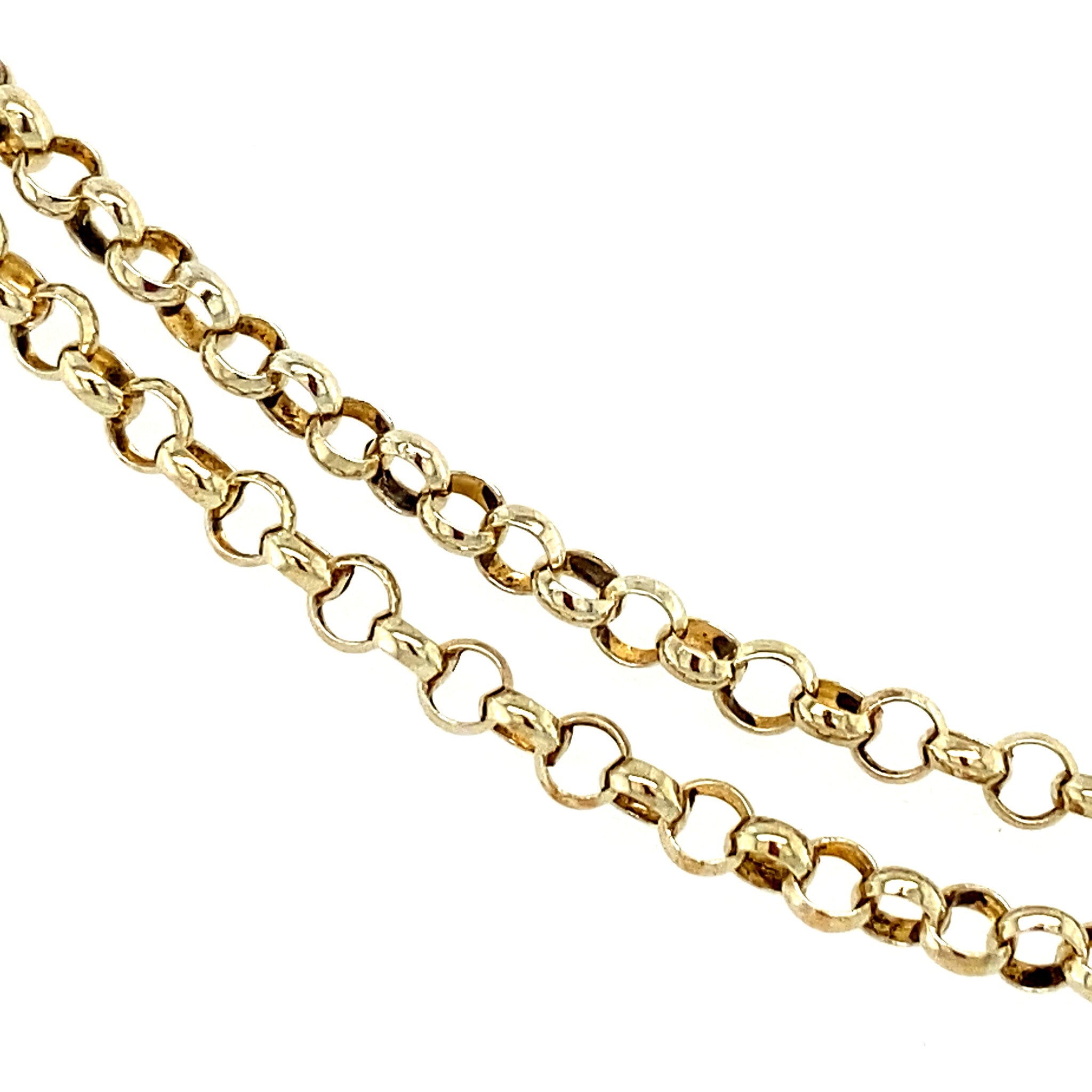 Gouden jasseron collier 14 krt