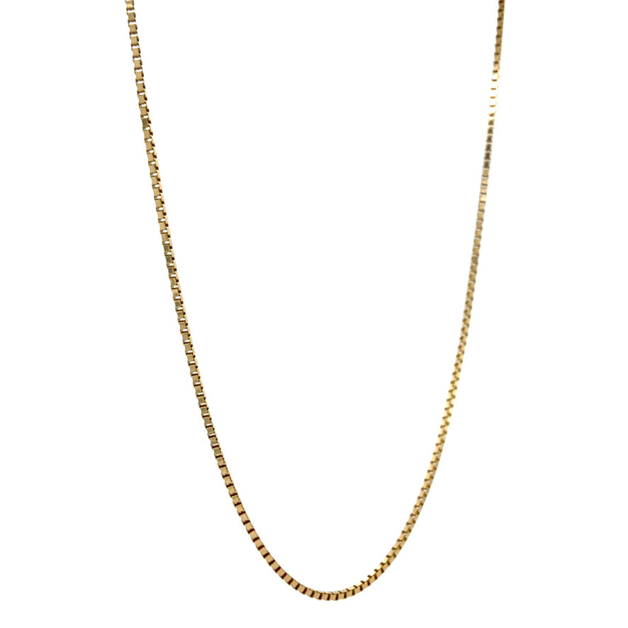 Gouden vintage venetiaan lengtecollier 14 krt