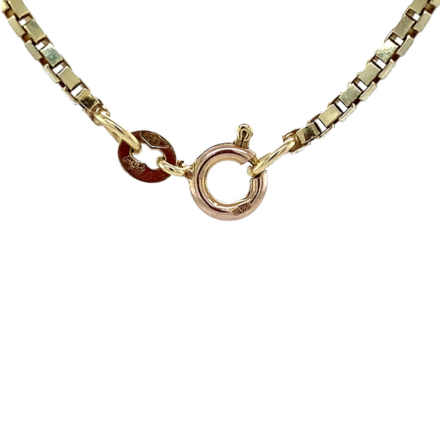 Vintage 14 kt gold Venetian necklace