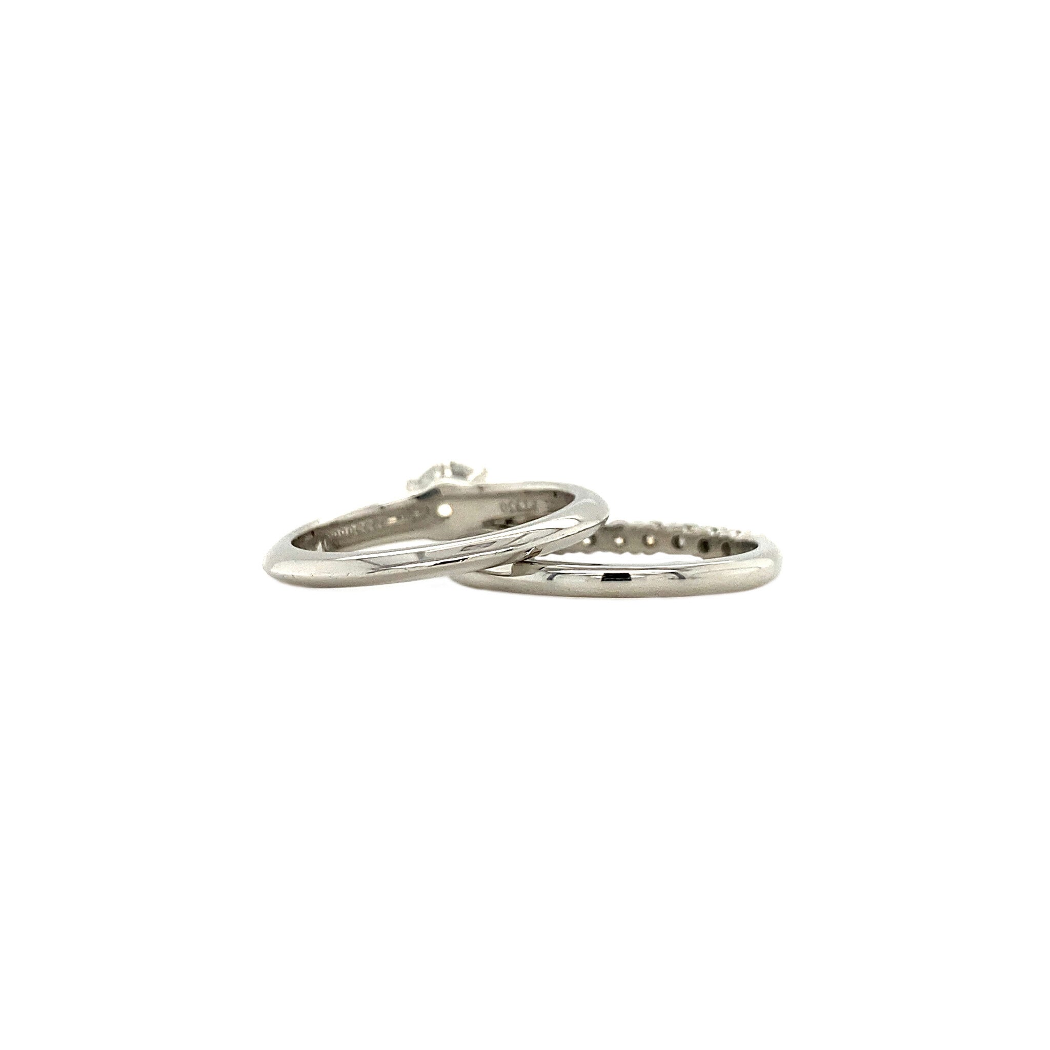 Platina Tiffany & Co ringen met diamant 950