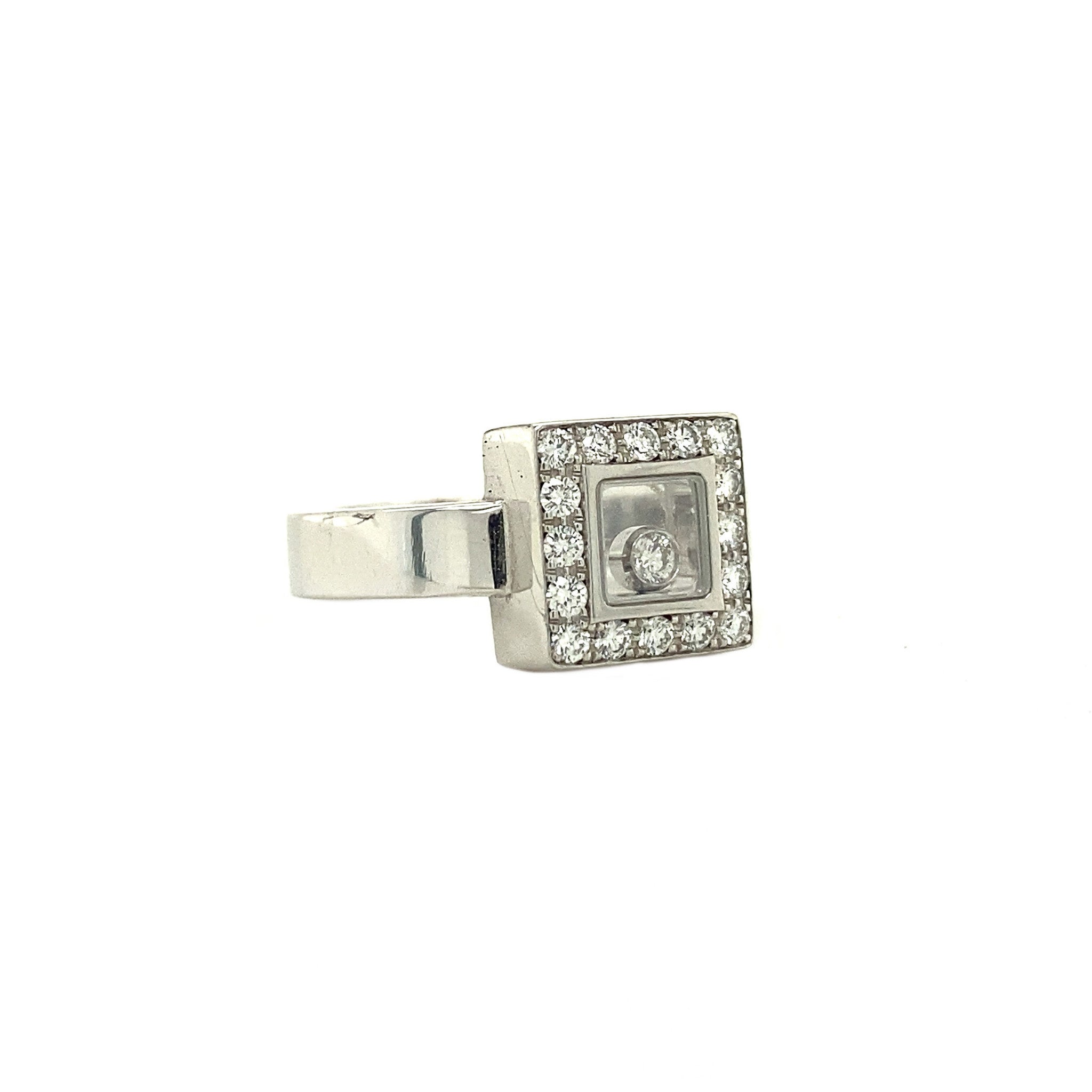 Gouden Chopard ring met diamant 18 krt