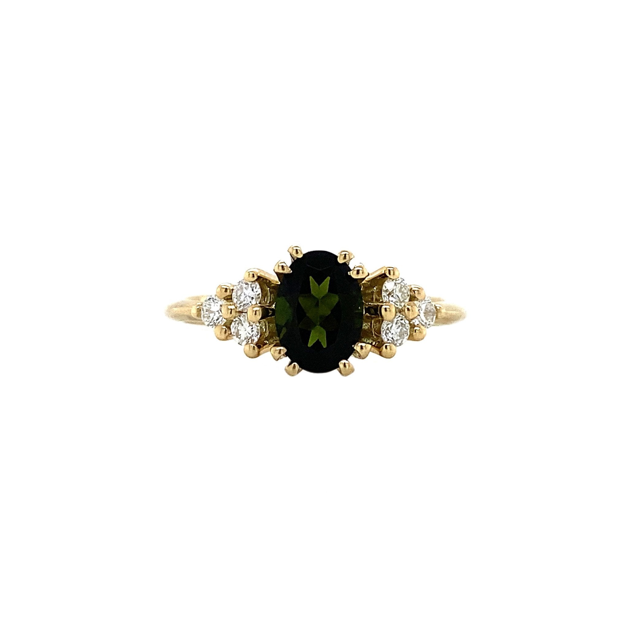 Audrey ring 14 kt - Forest
