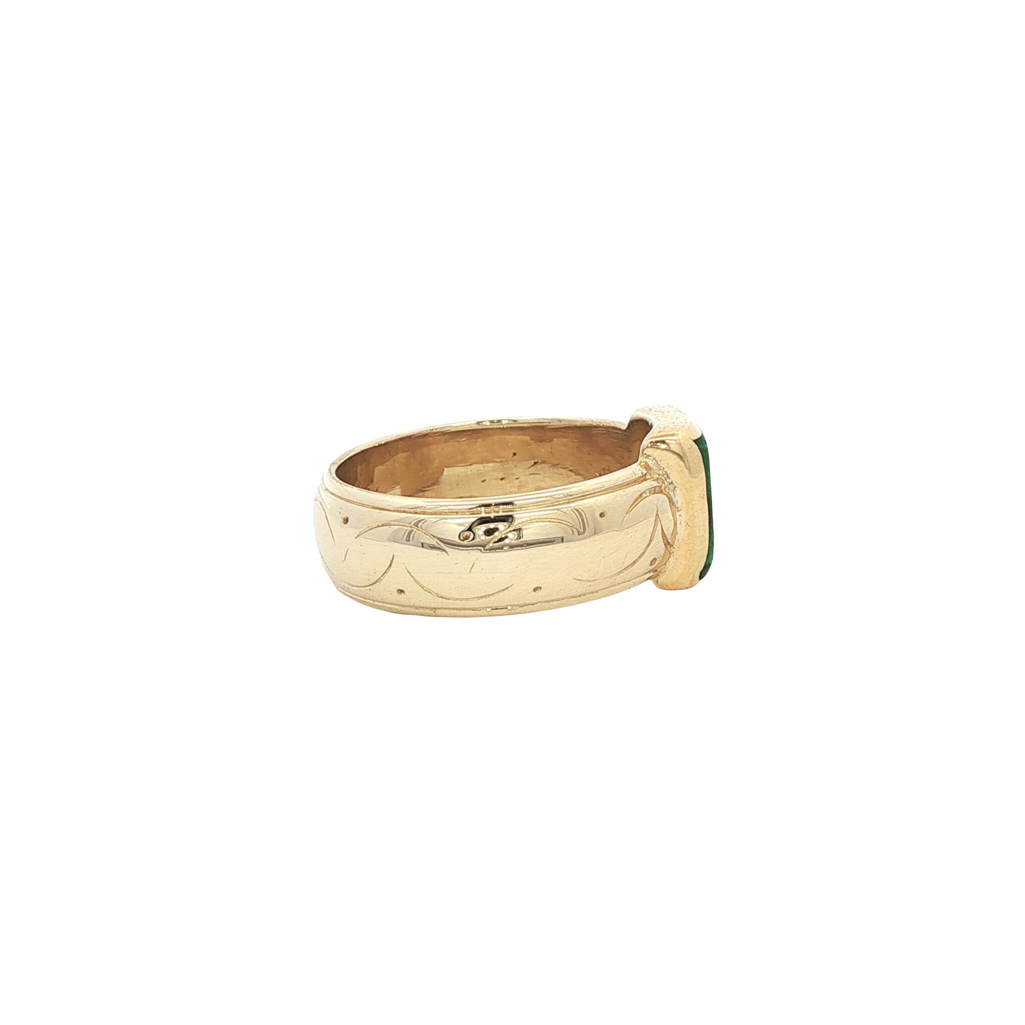 Gouden ring met maw sit sit 14 kt