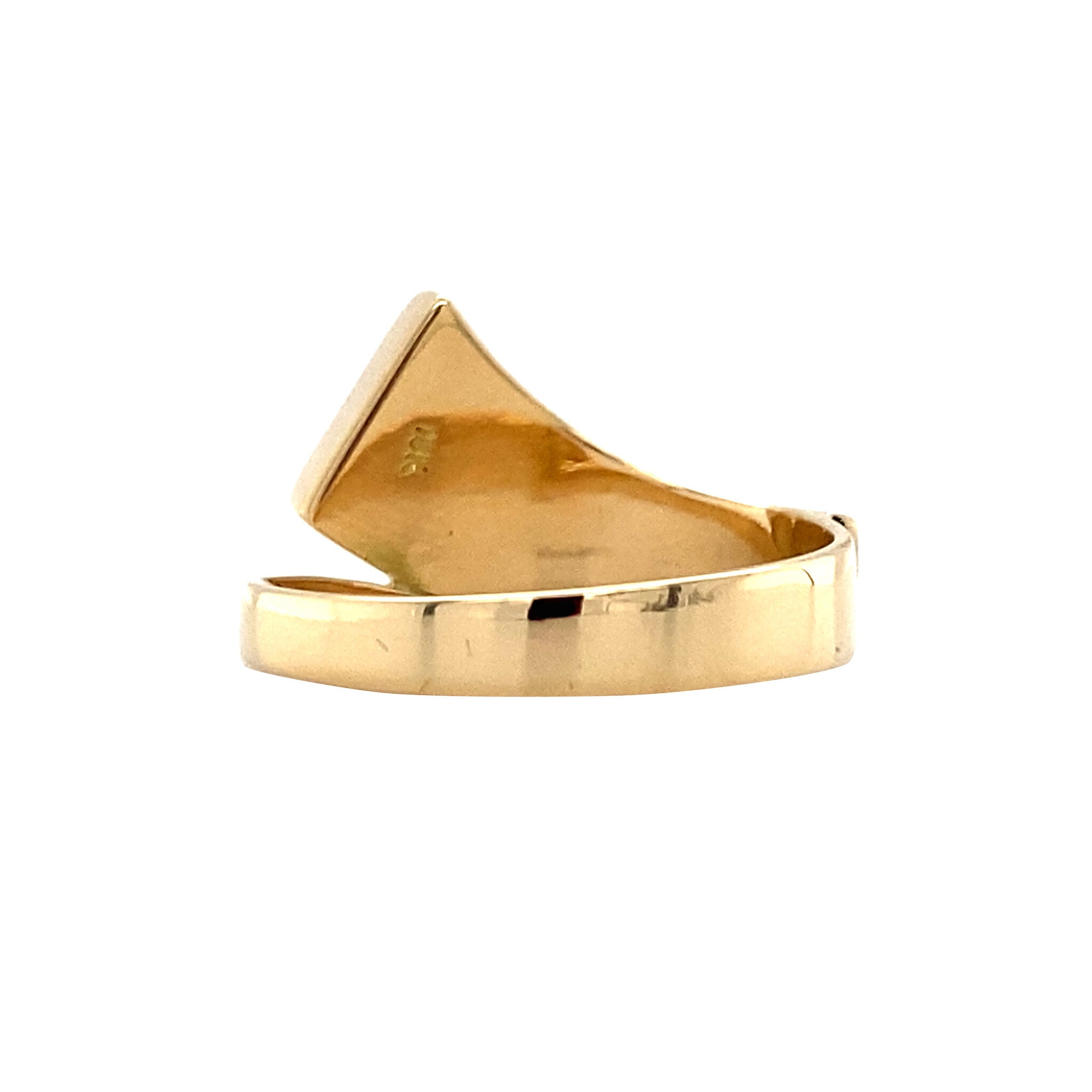 Golden vintage ring with lapis lazuli 14 kt