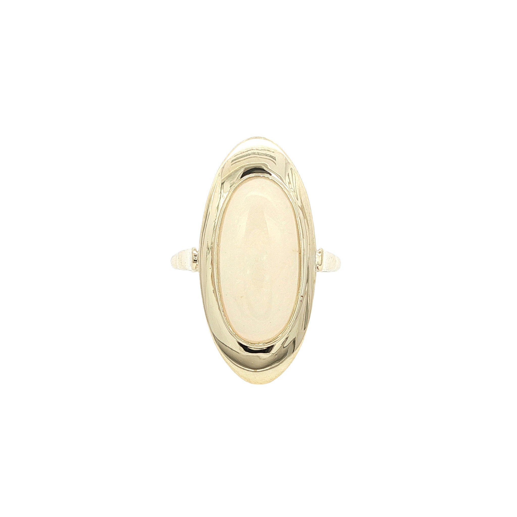 Gouden ring met opaal 14 kt