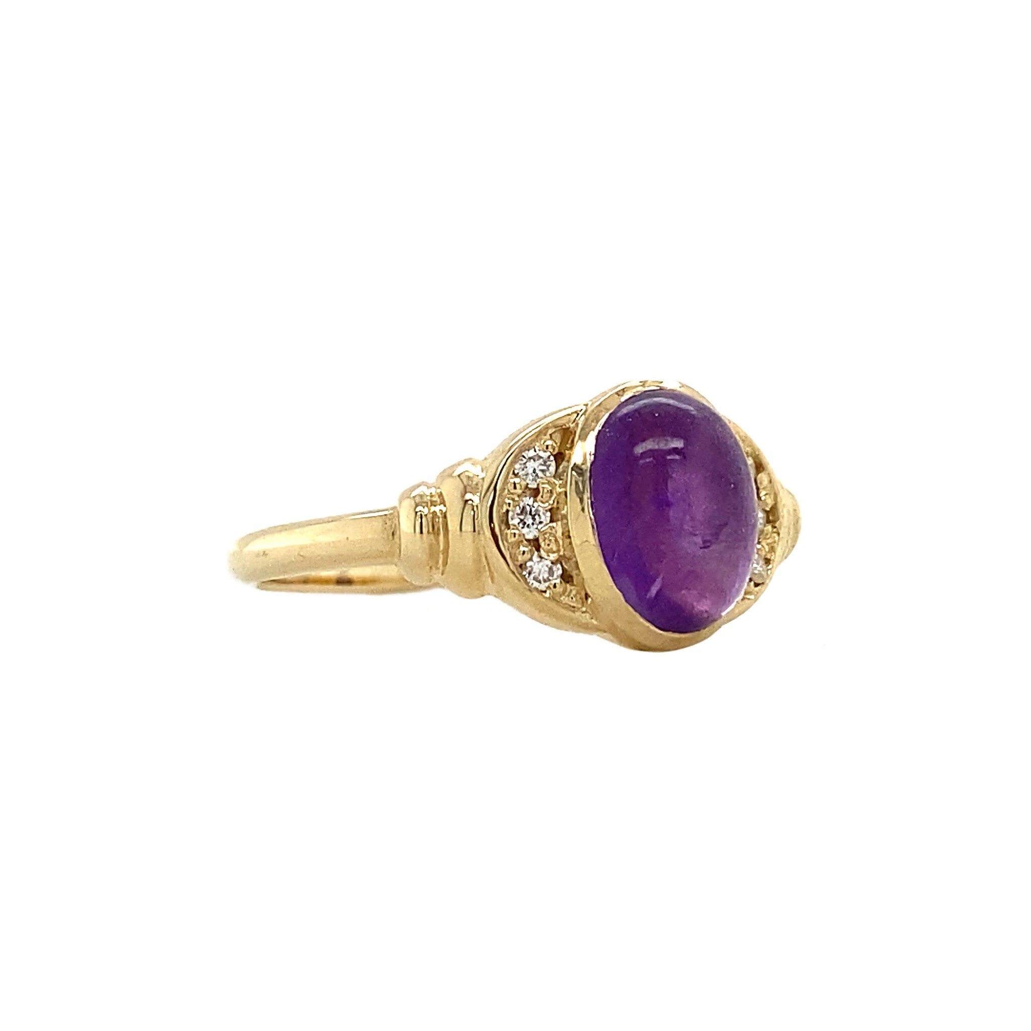 Jane ring 14 krt - Violet