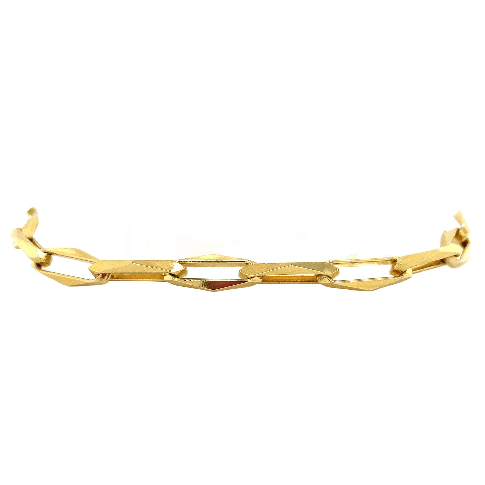 Vintage gouden Closed forever armband 14 krt