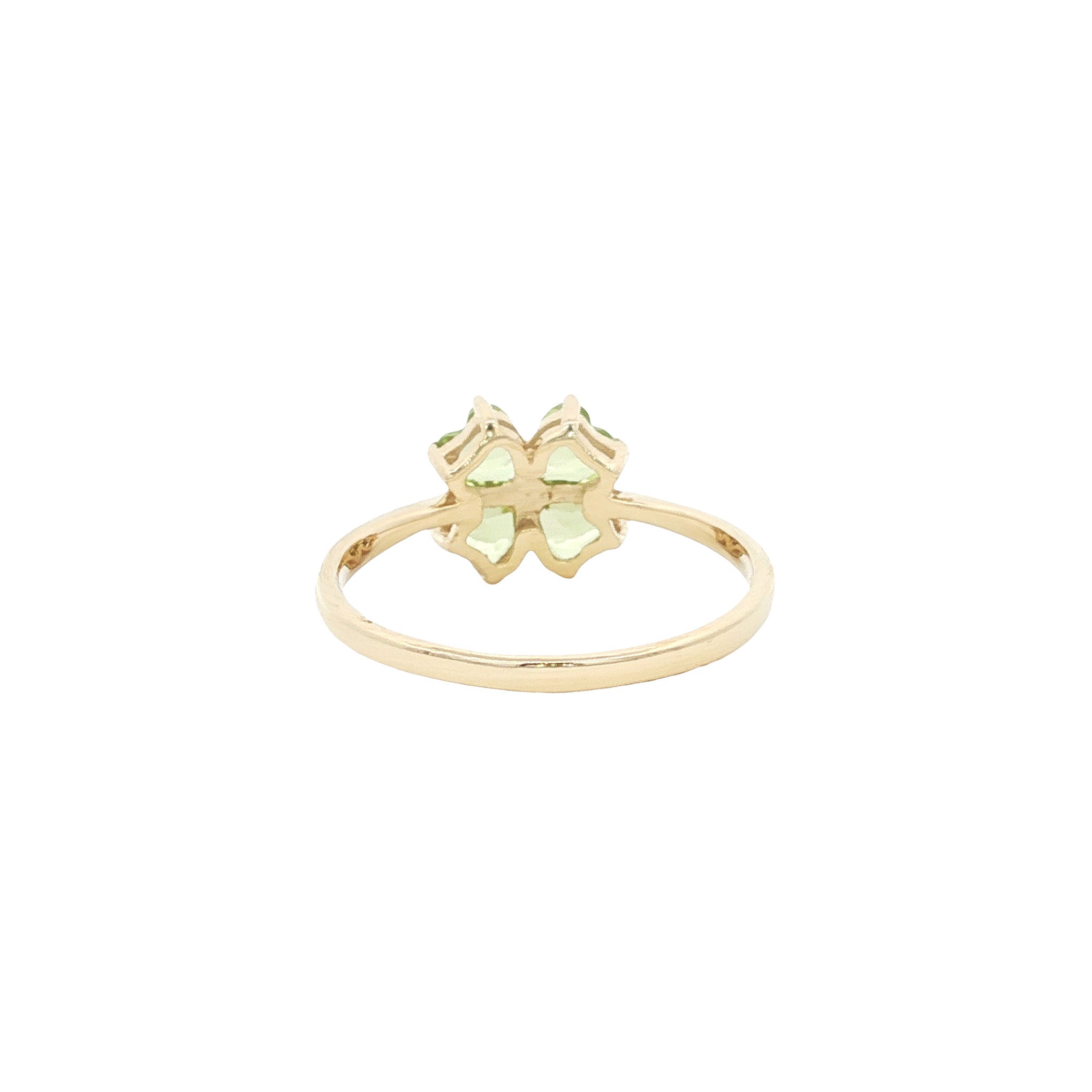 Ring with peridot 9 kt