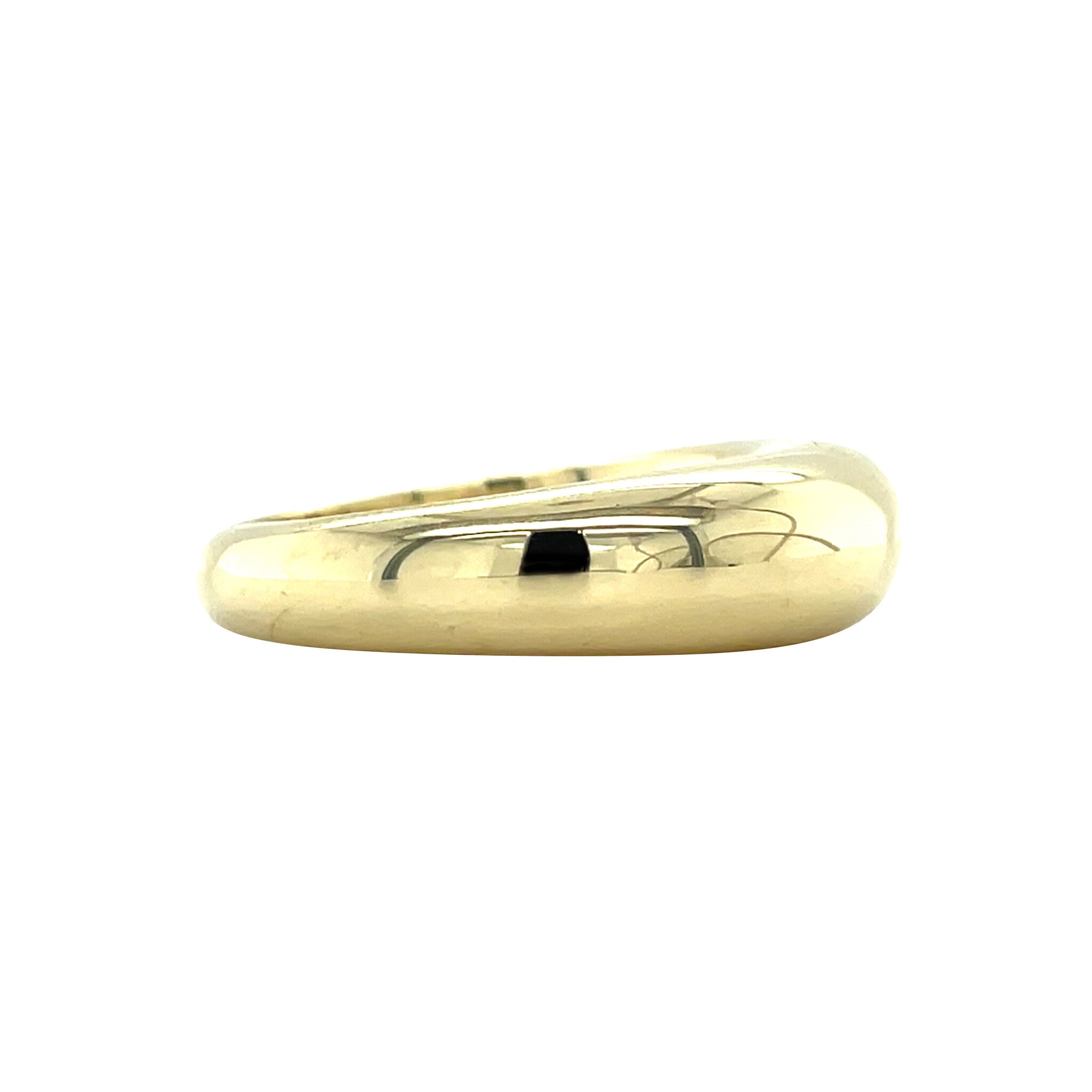 Gouden vintage ballon ring 14 kt