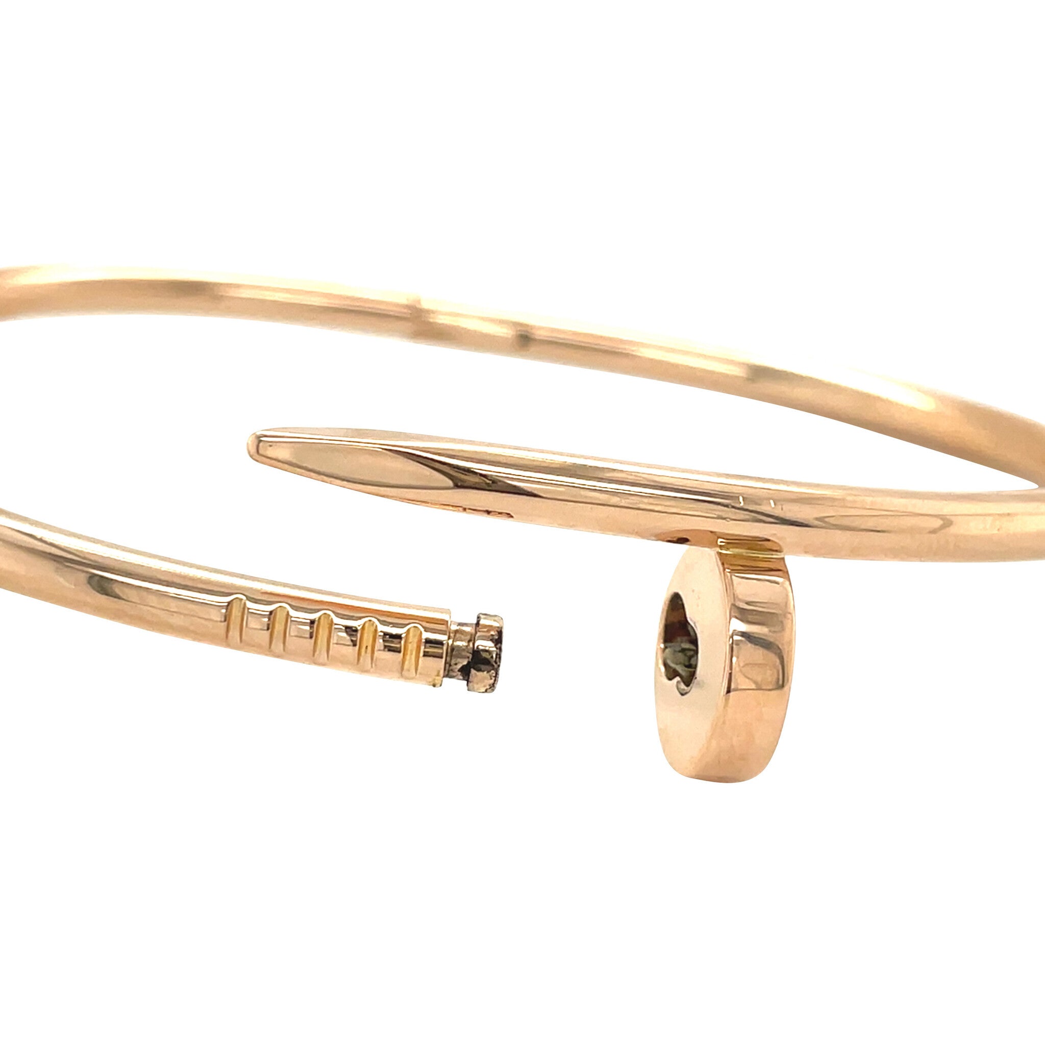 Roségouden vintage Cartier Juste un clou armband 18 kt