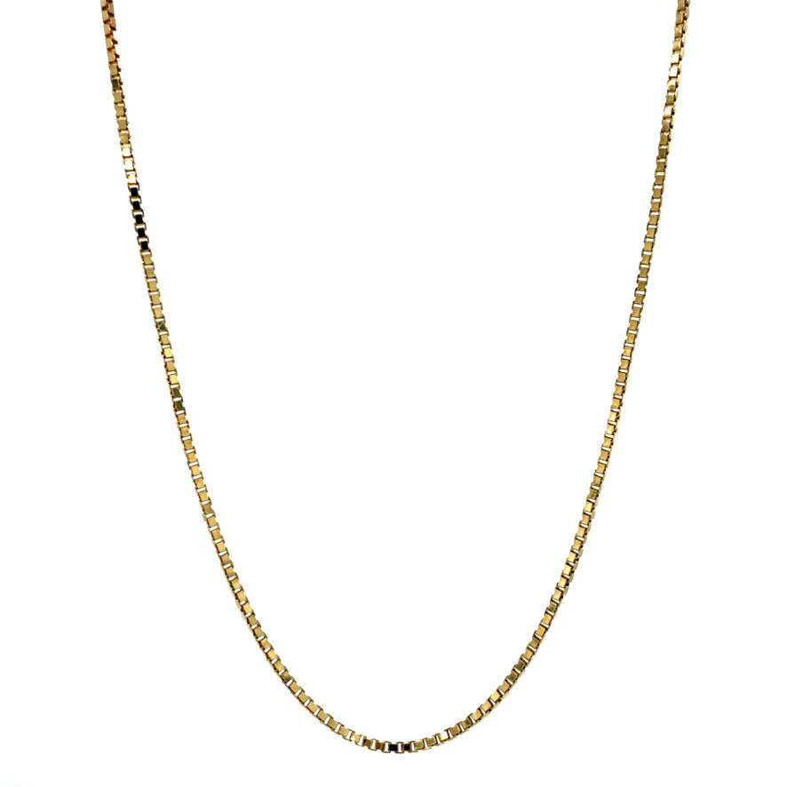 Gouden vintage venetiaan lengtecollier 14 krt