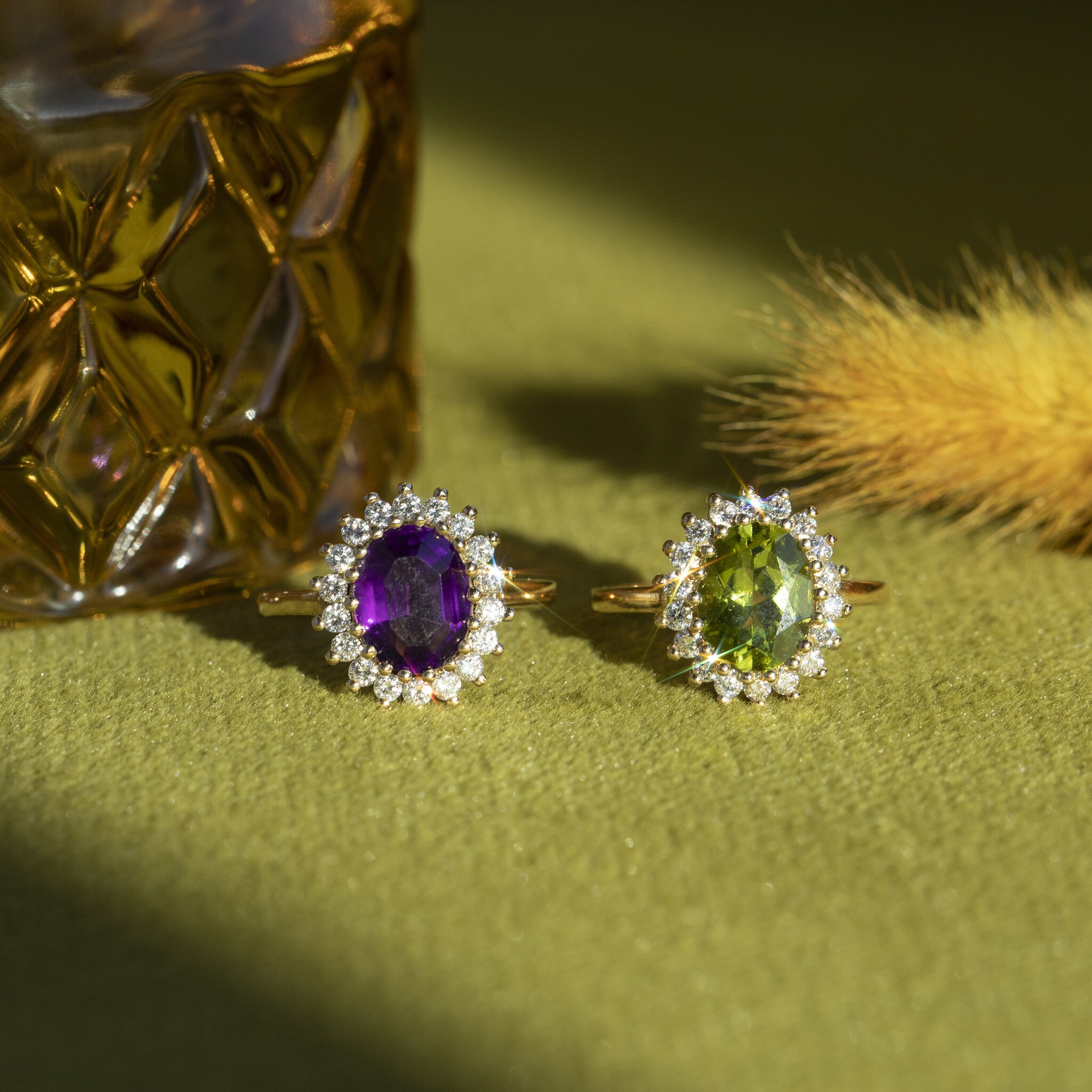 Lady Di ring 14 krt - Violet