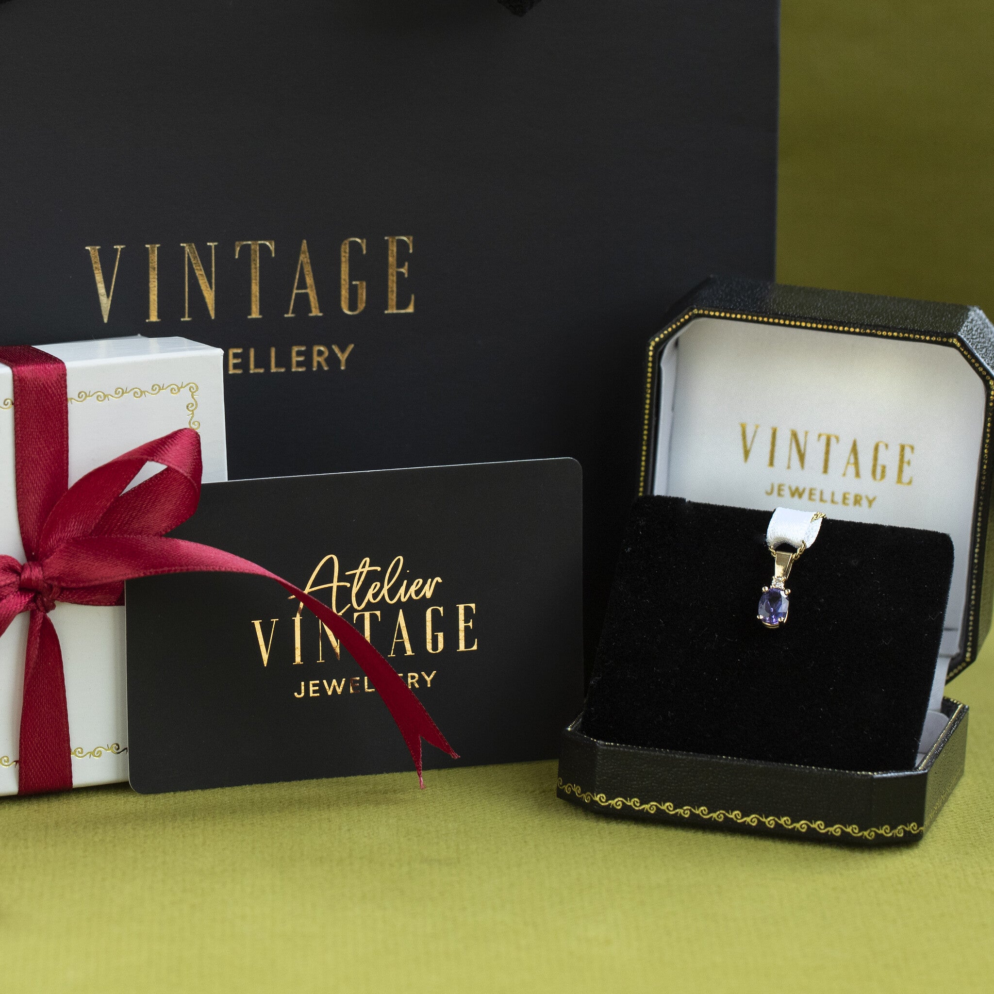 Grace hanger 14 krt - Violet