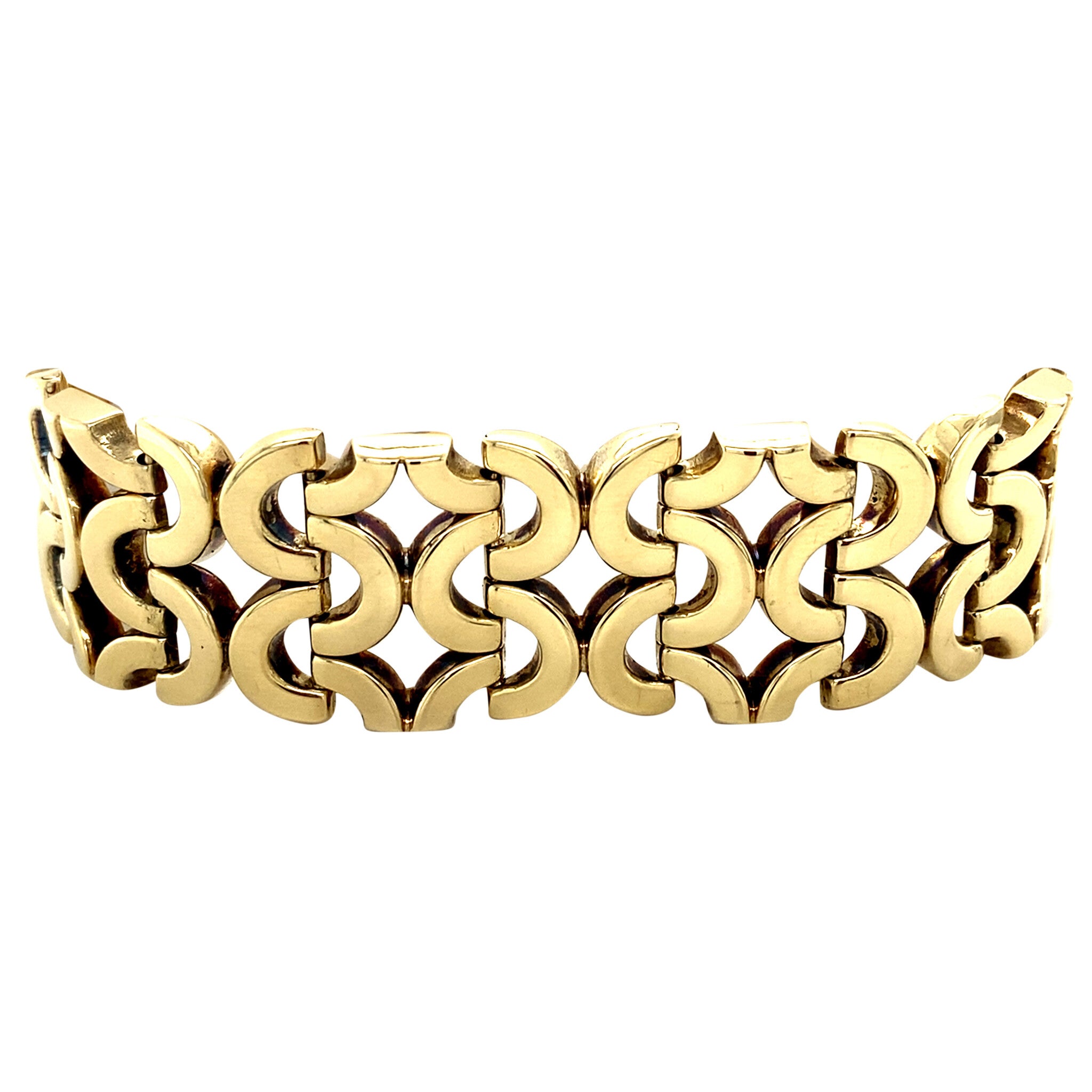 Vintage golden vintage fantasy bracelet 14 kt