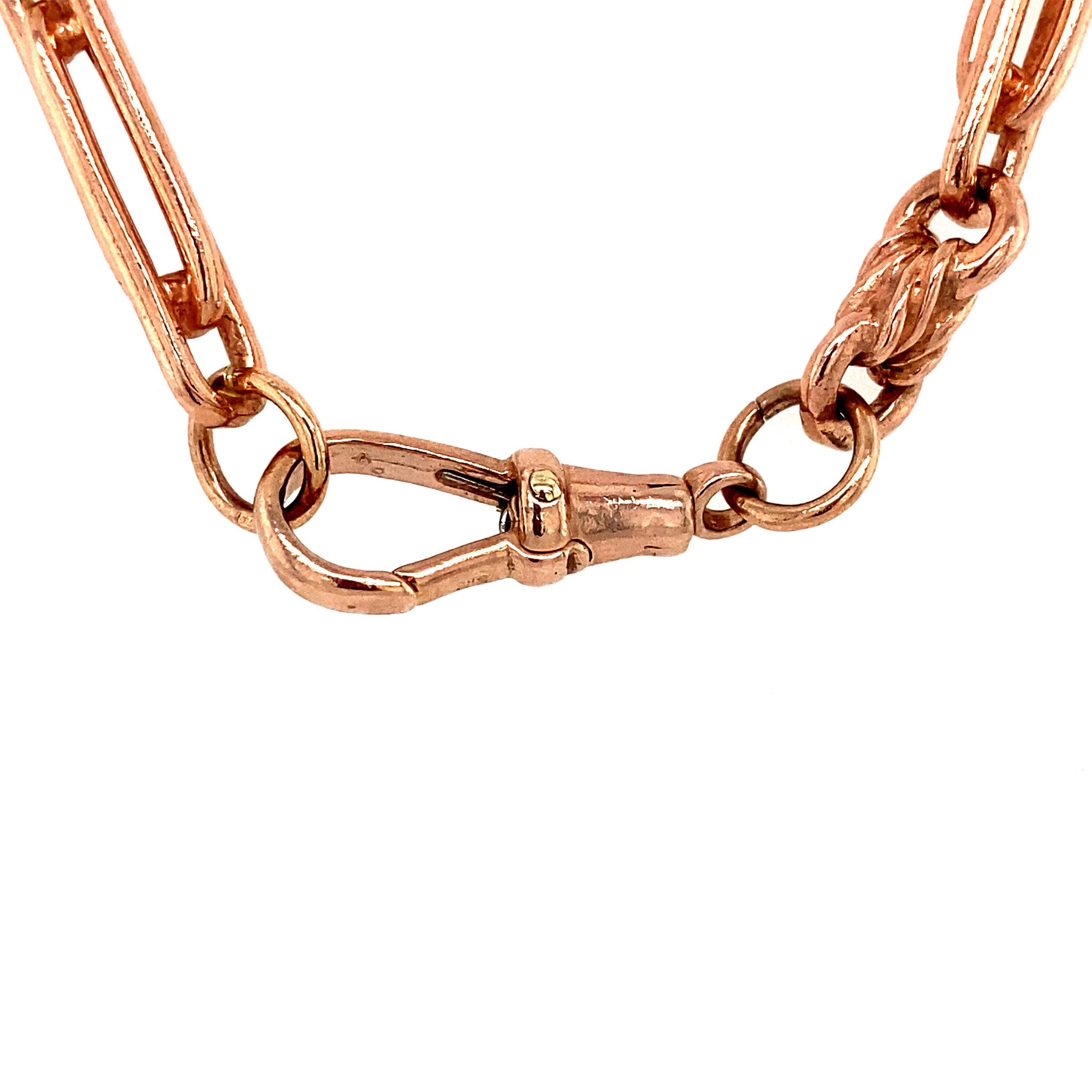 Rosé fantasie collier 8 krt