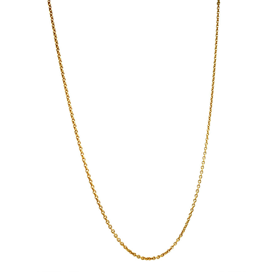 Gouden anker collier 14 krt