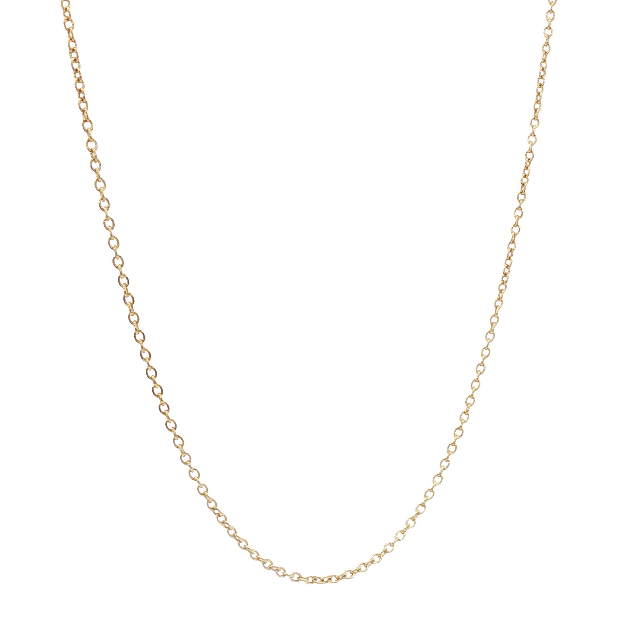 Gold anchor necklace 14 kt