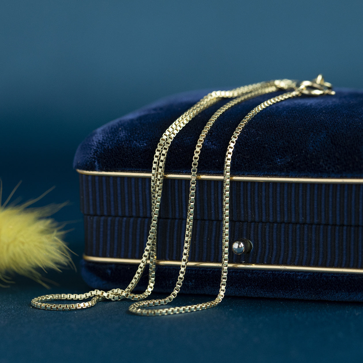 Gouden vintage venetiaan collier 14 kt