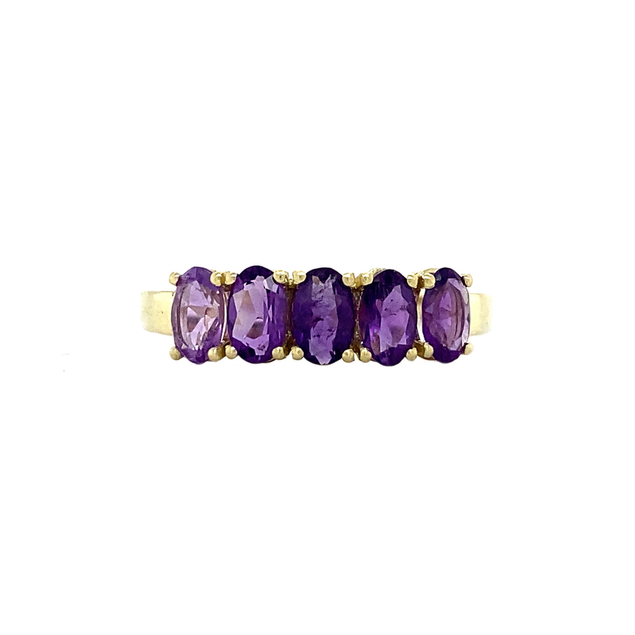 Josephine ring 14 krt - Violet