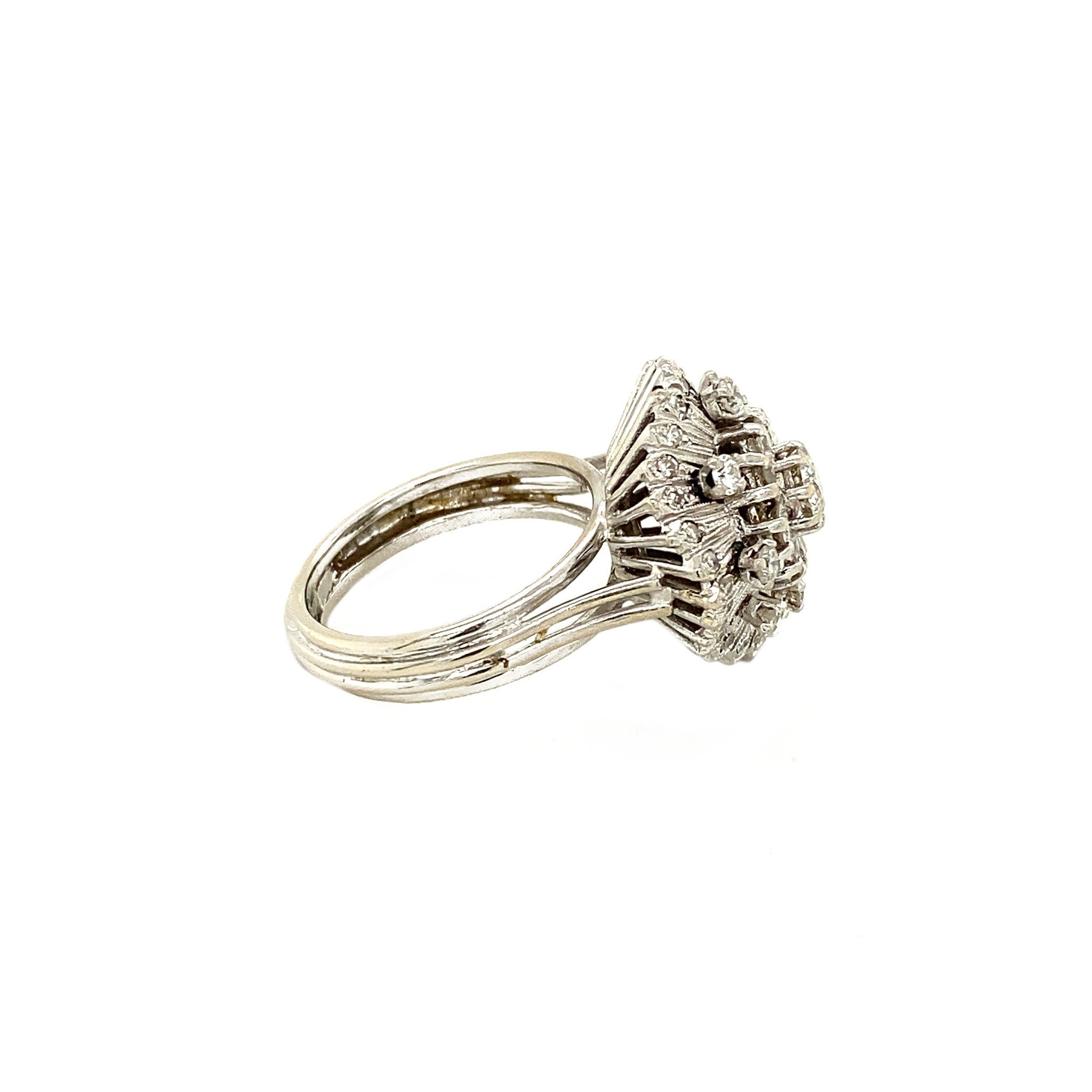 Gouden ring met diamant 14 krt
