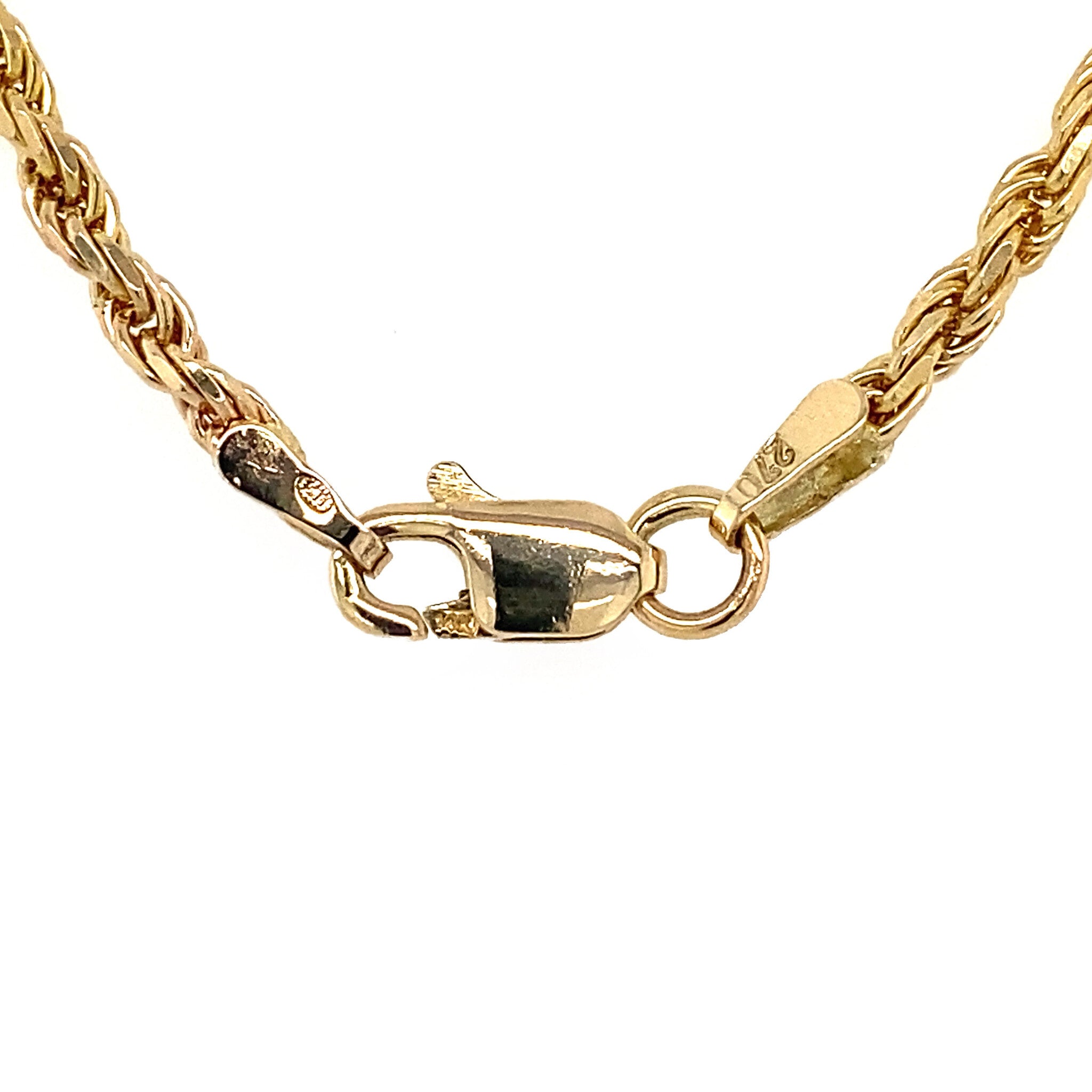 Gouden koord collier 14 krt