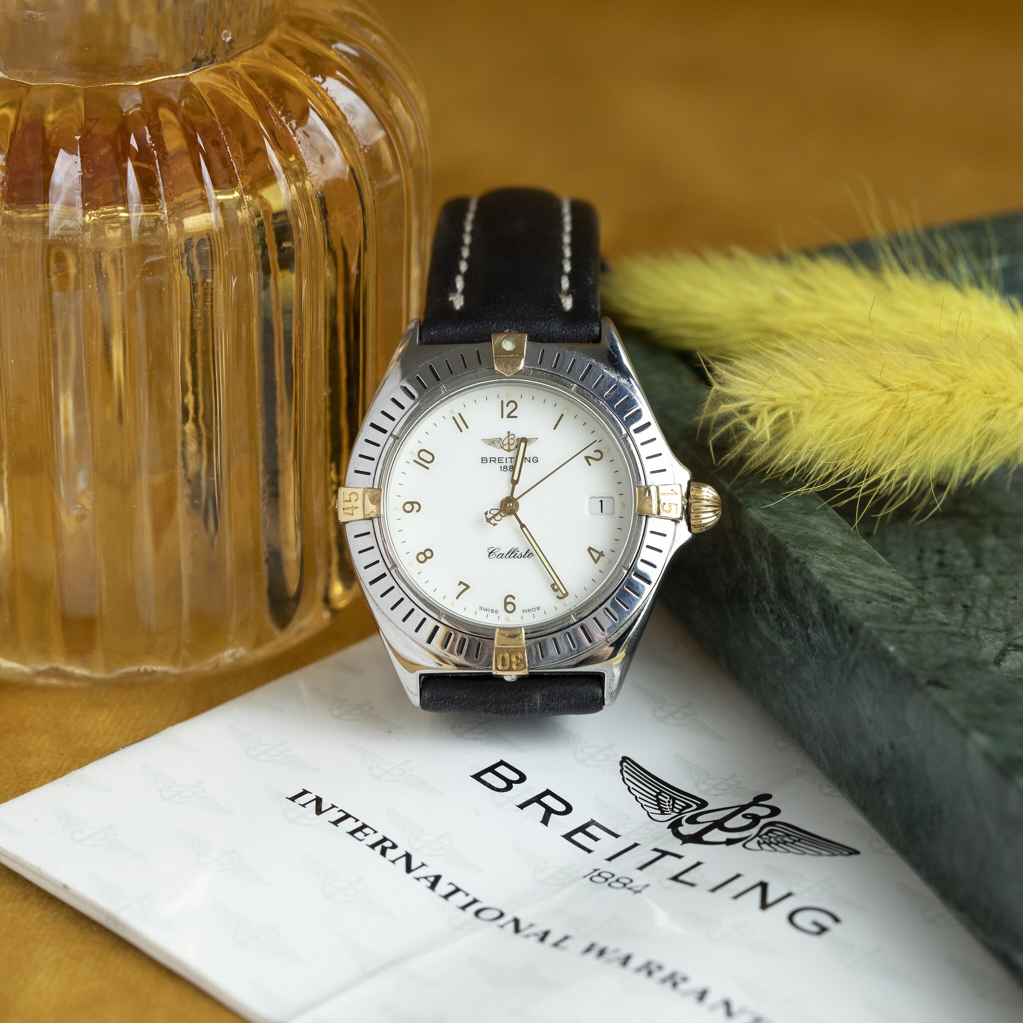 Breitling Callisto horloge 18 krt/staal