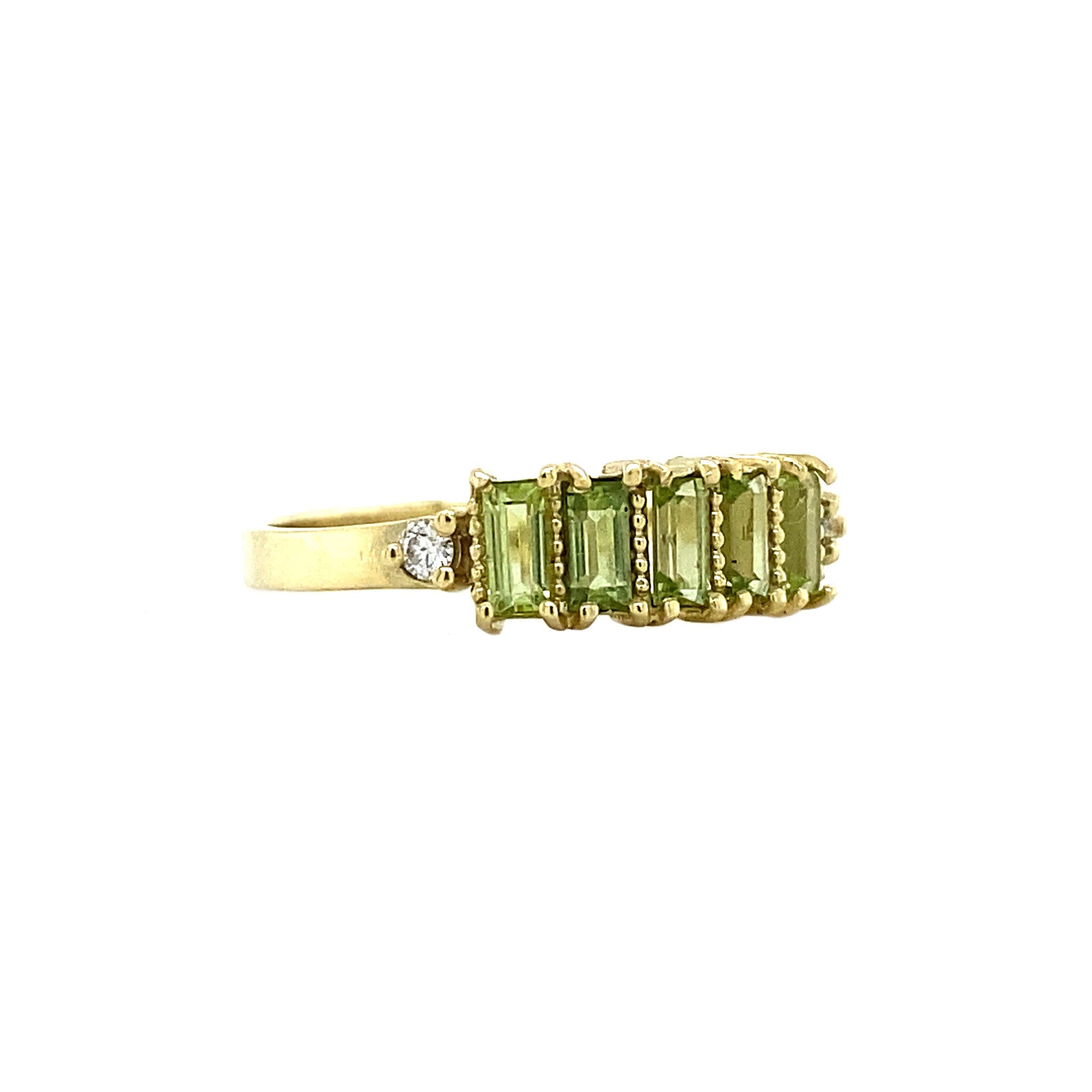 Jackie ring 14 krt - lime
