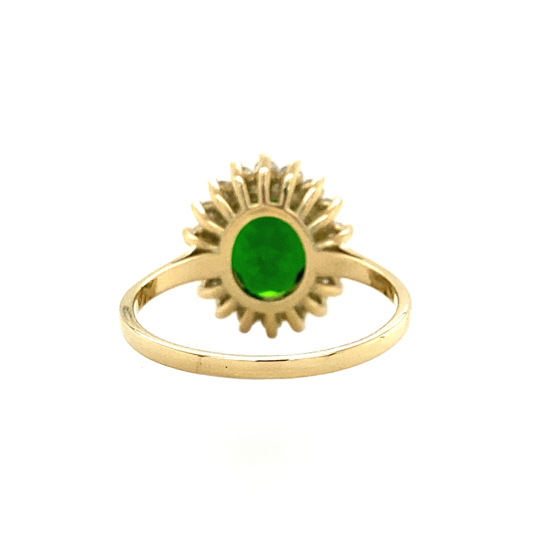 Lady Di ring 14 krt - Moss