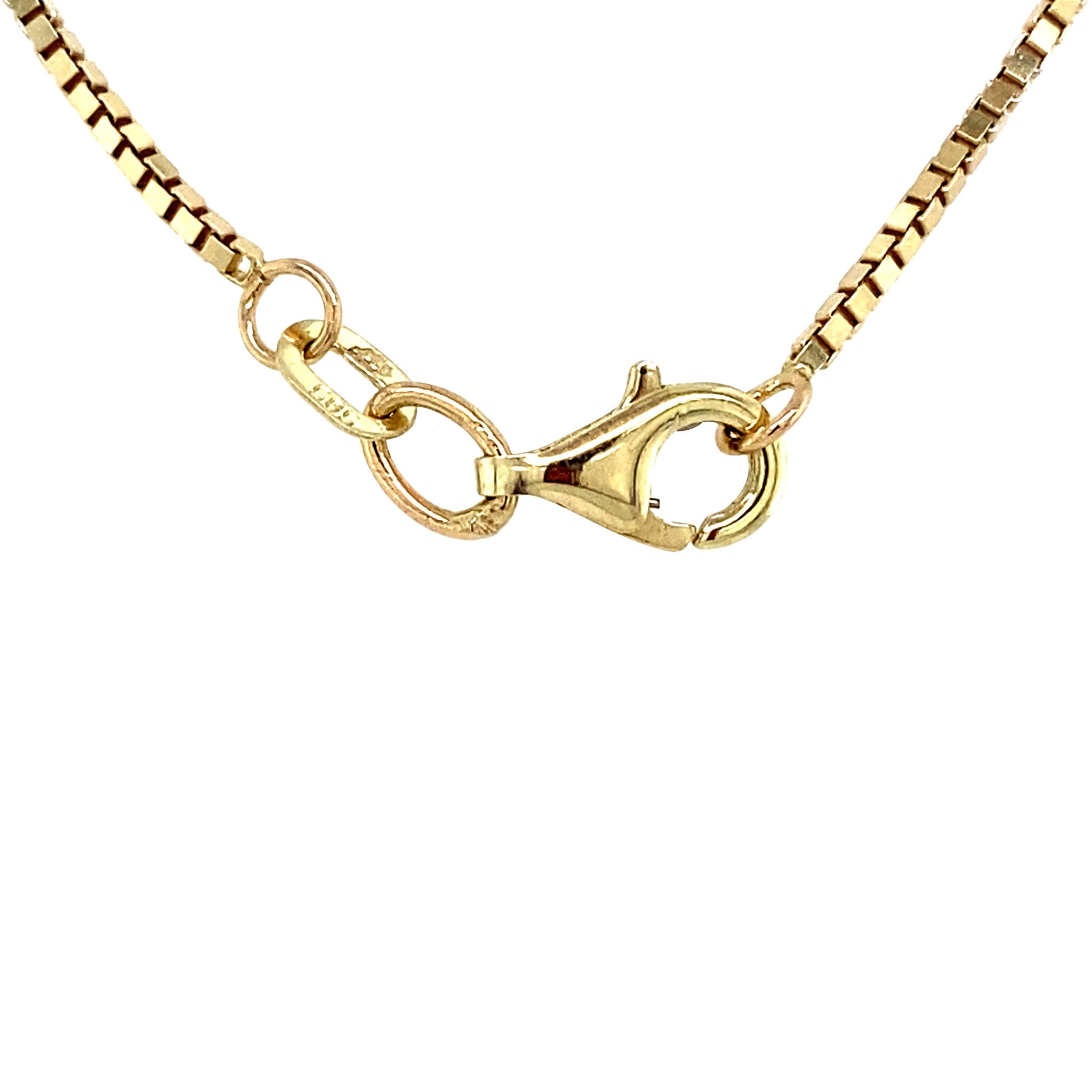 Gouden vintage venetiaan collier 14 krt