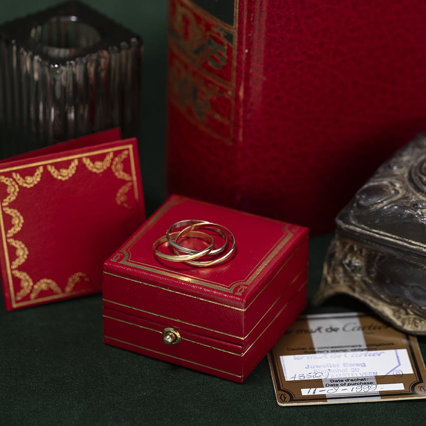 Vintage Cartier Trinity ring 18 kt