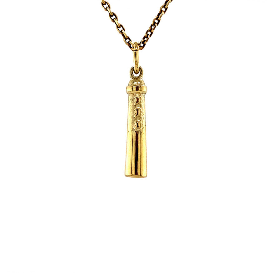 Gouden Amsterdammertje hanger 14 krt