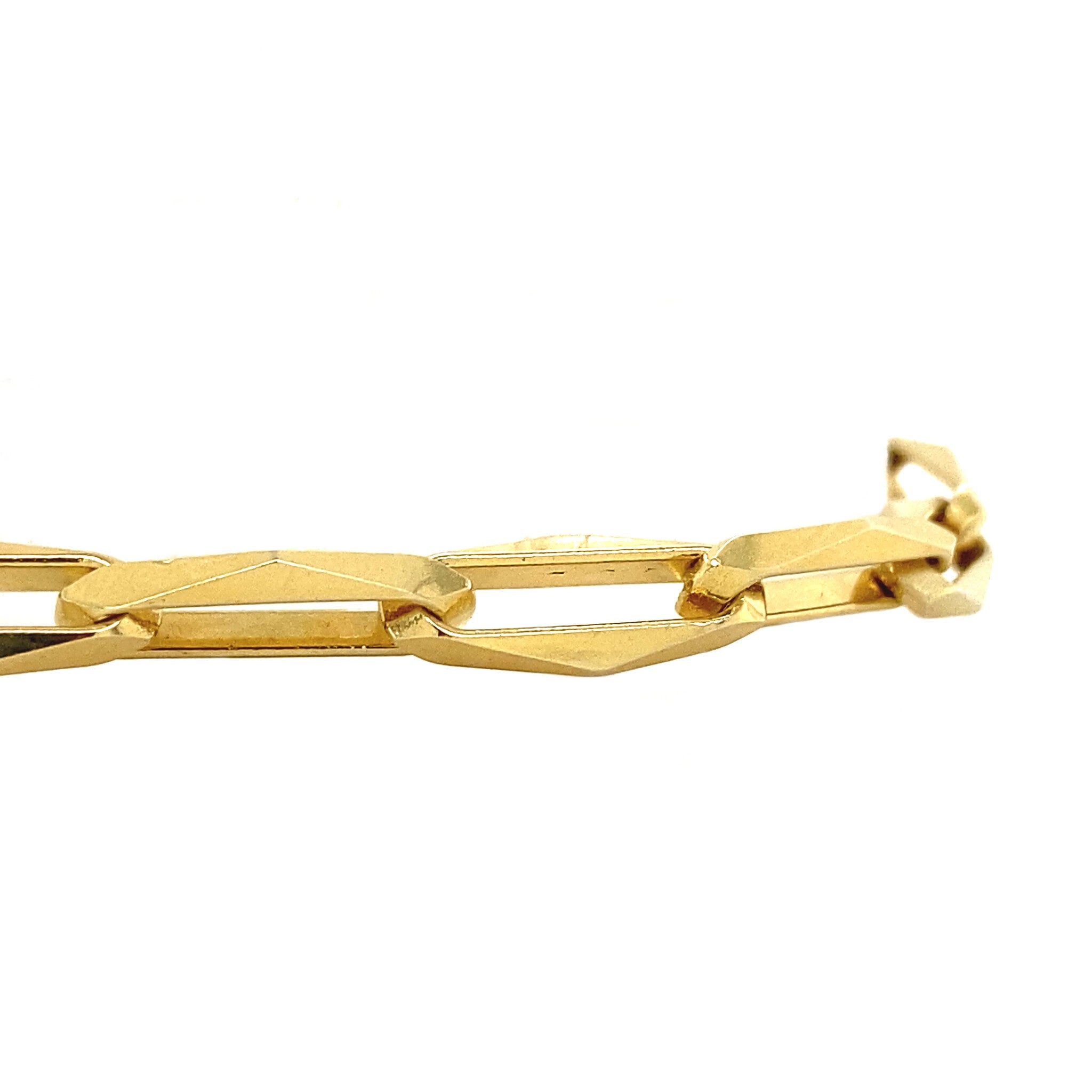 Vintage gouden Closed forever armband 14 krt