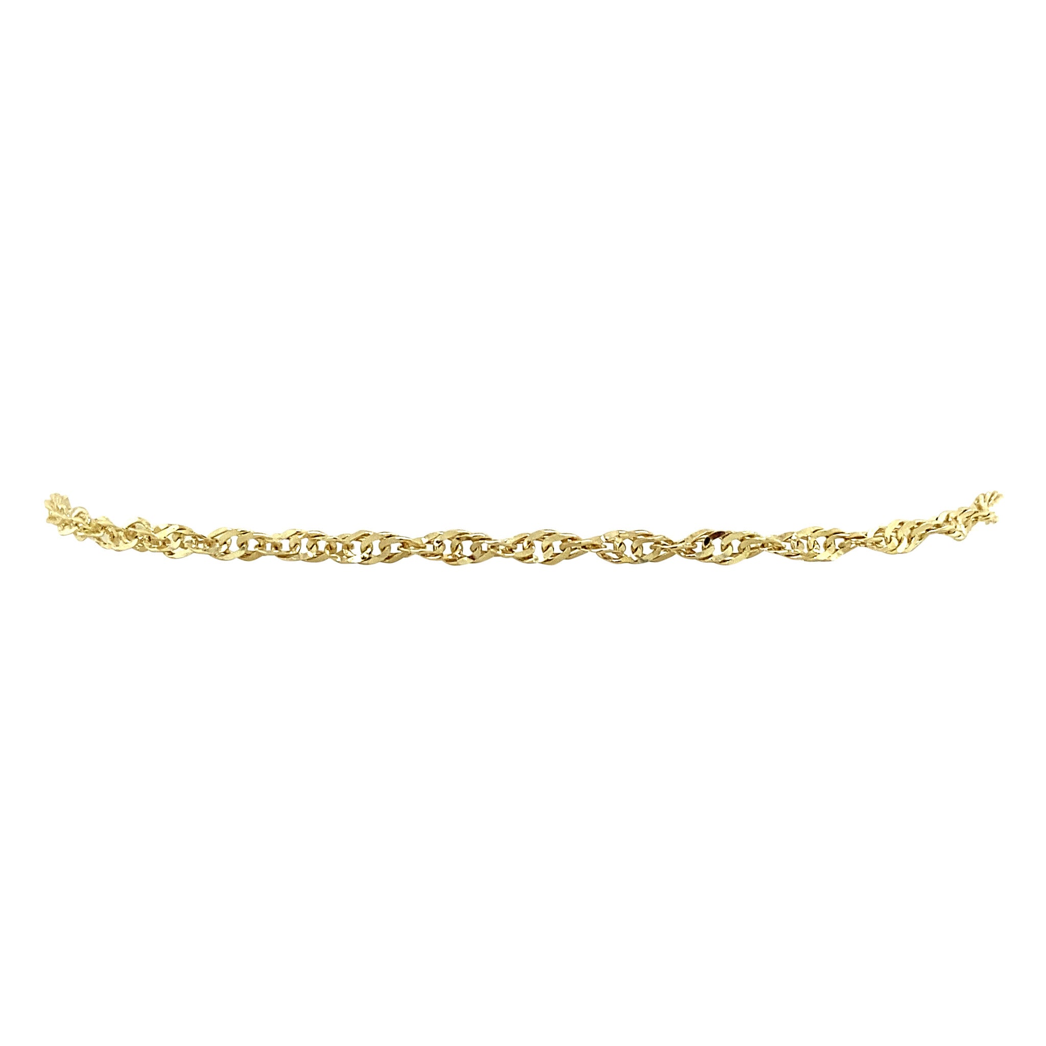 Gouden armband singapore 18 cm 14 krt