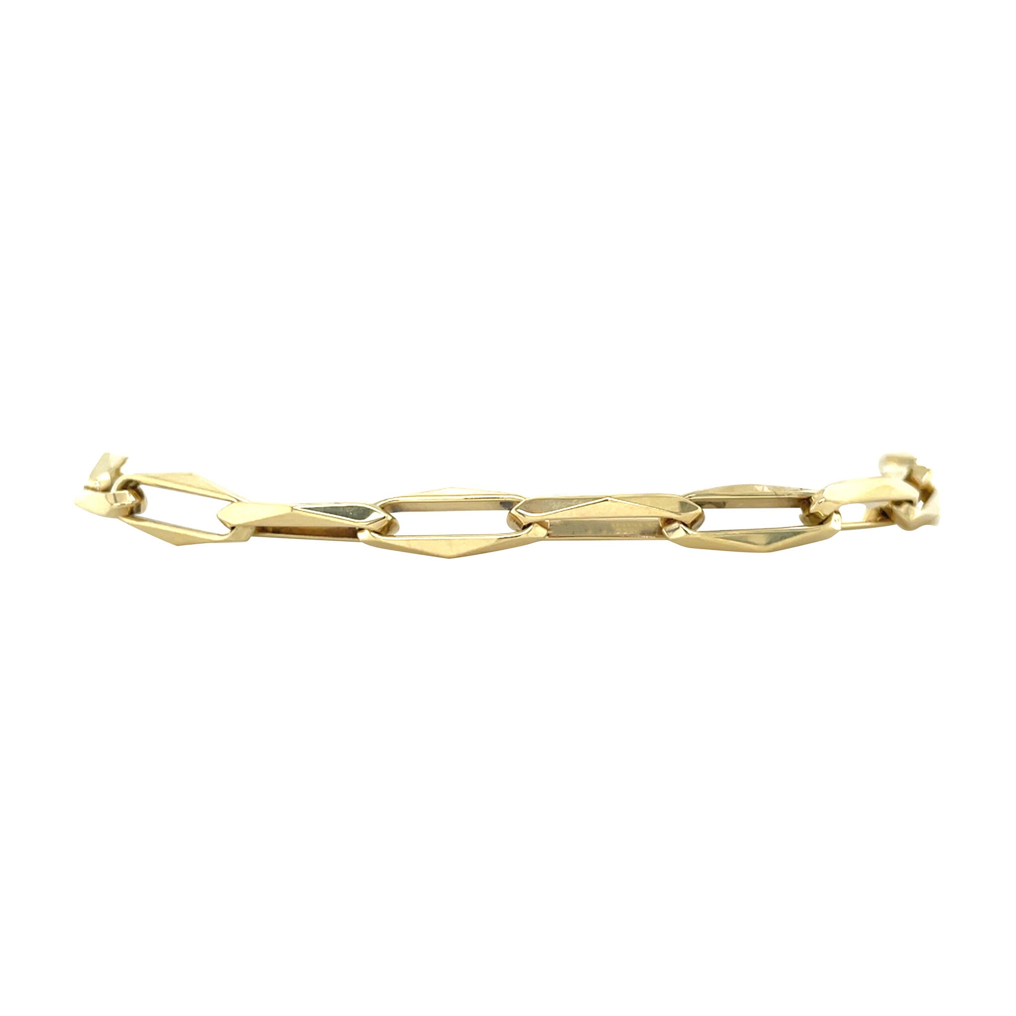 Gouden vintage closed forever armband 14 kt