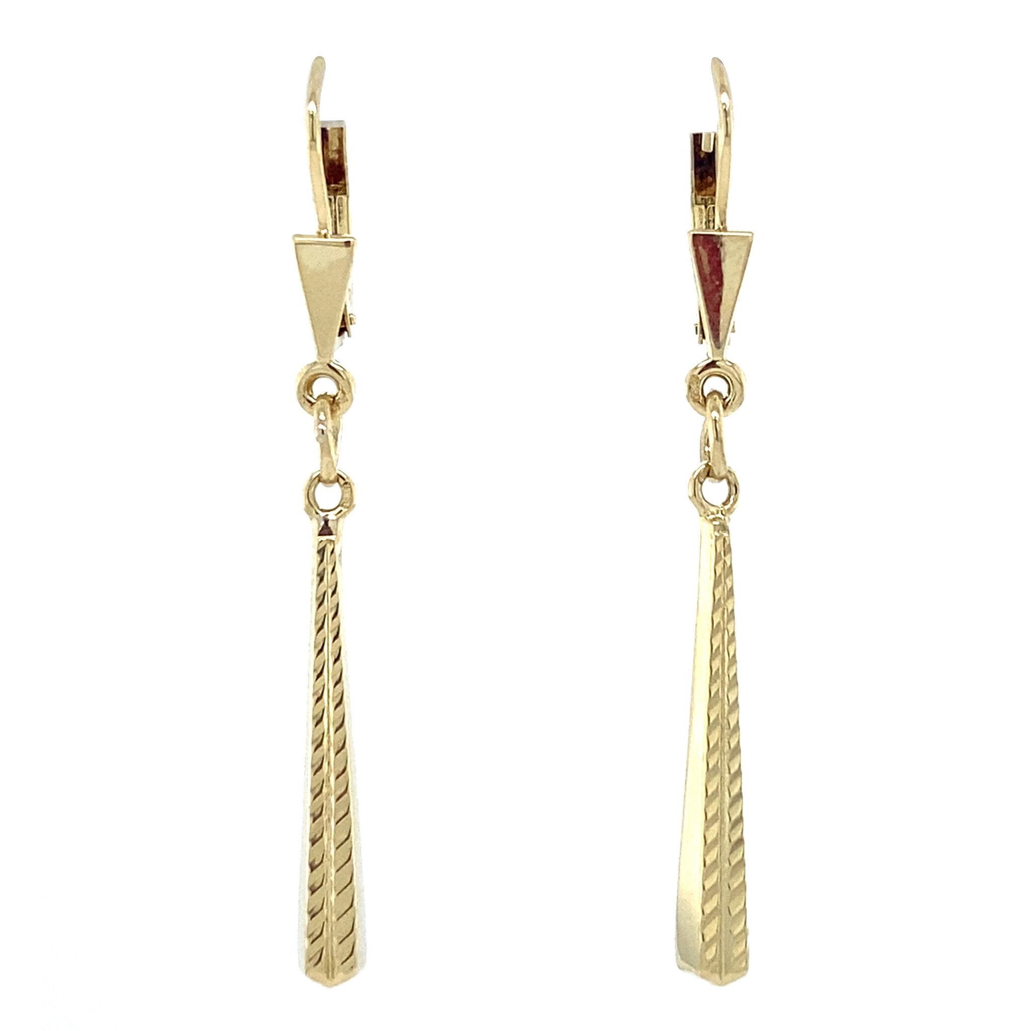 Gold fantasy earrings 14 kt