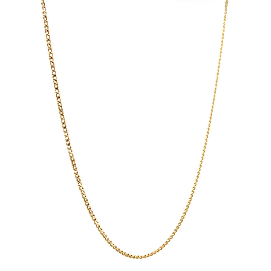 Gouden gourmet lengtecollier 14 krt