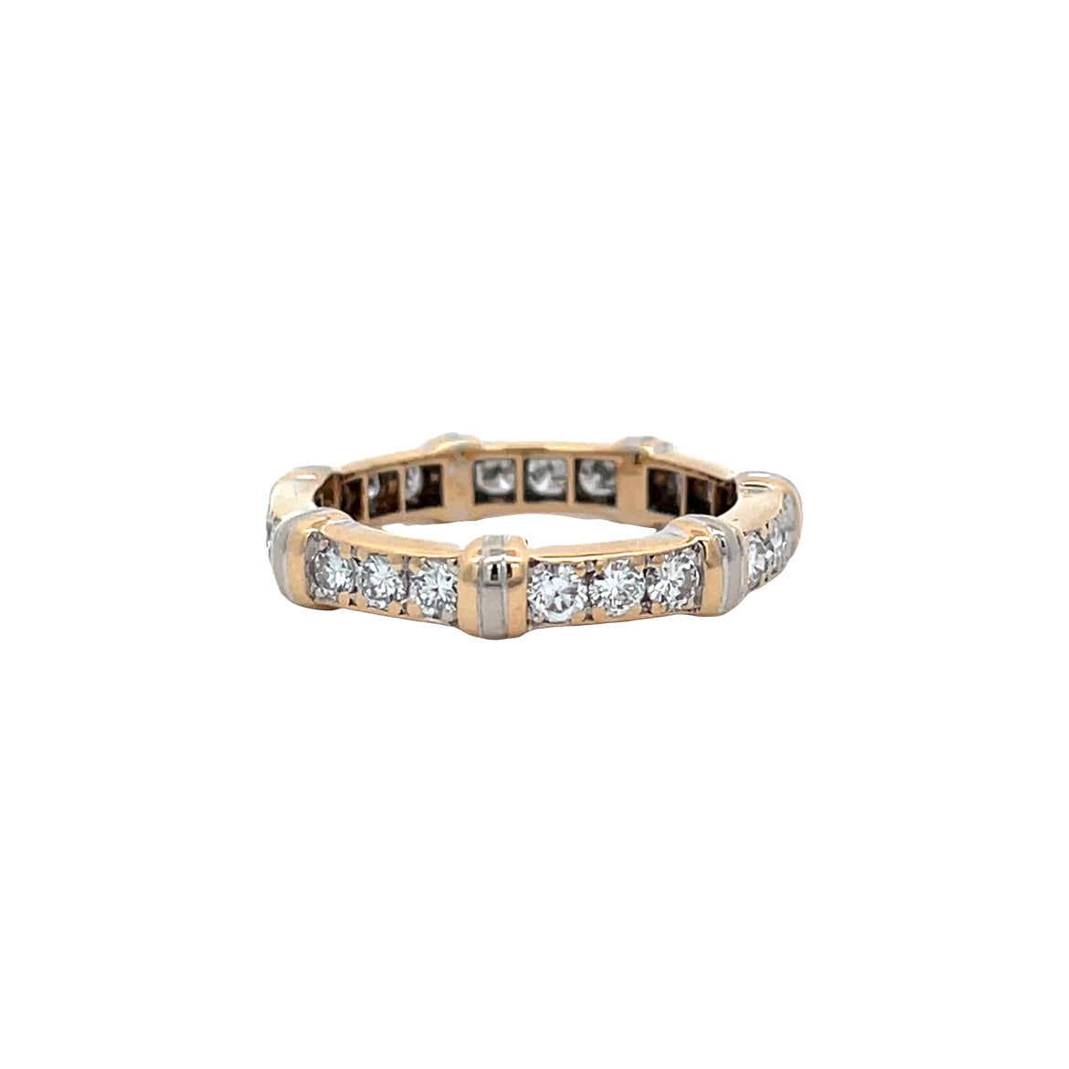 Gouden vintage Cartier ring met diamant 18 kt