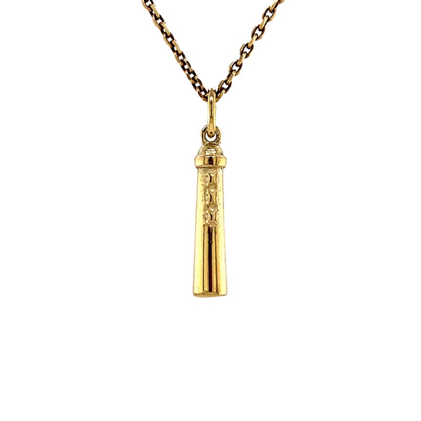 Gouden Amsterdammertje hanger 14 krt